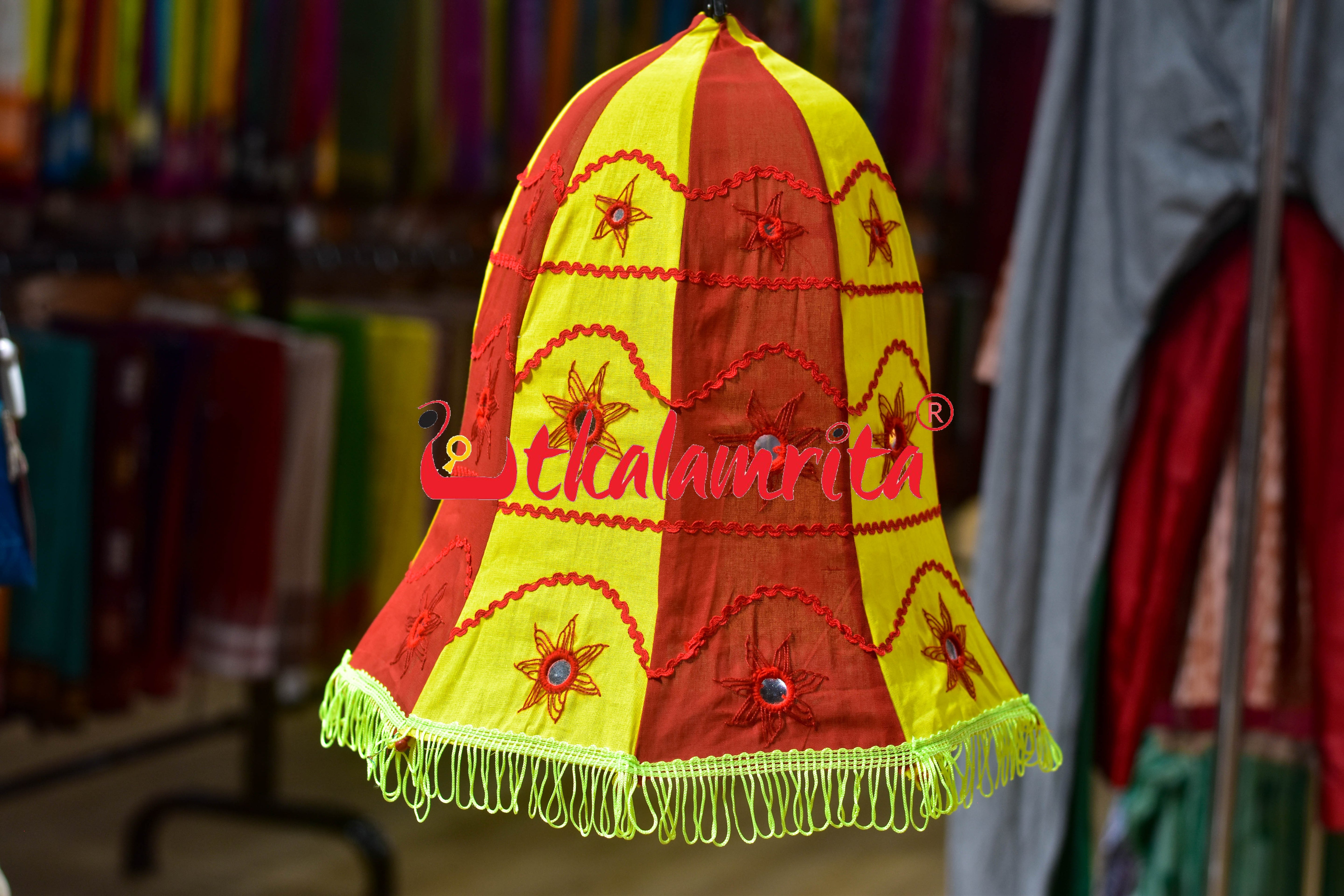 Orange Red Special Bell Lampshade