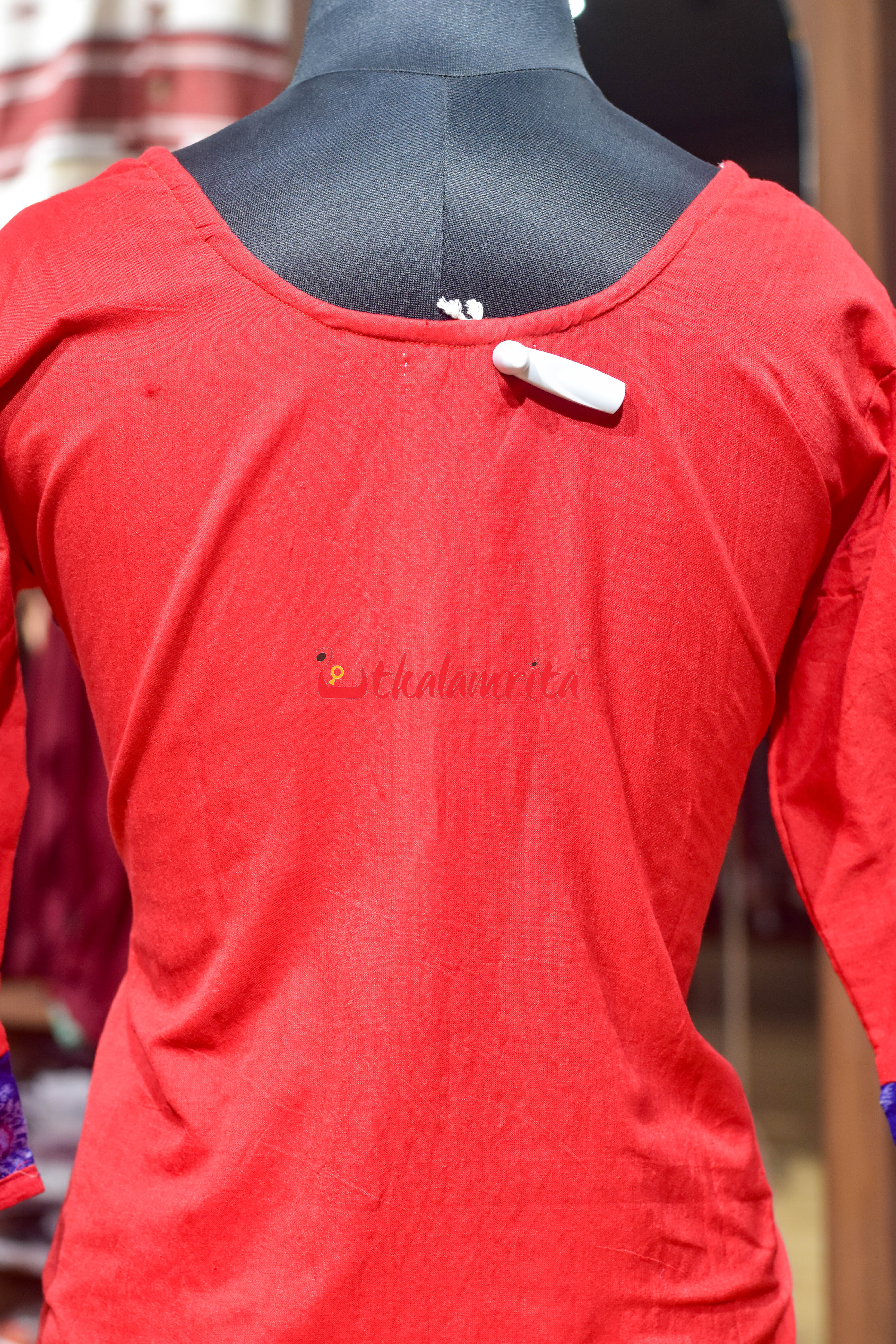 Sambalpuri Blue Birdsong (Ladies Kurti)