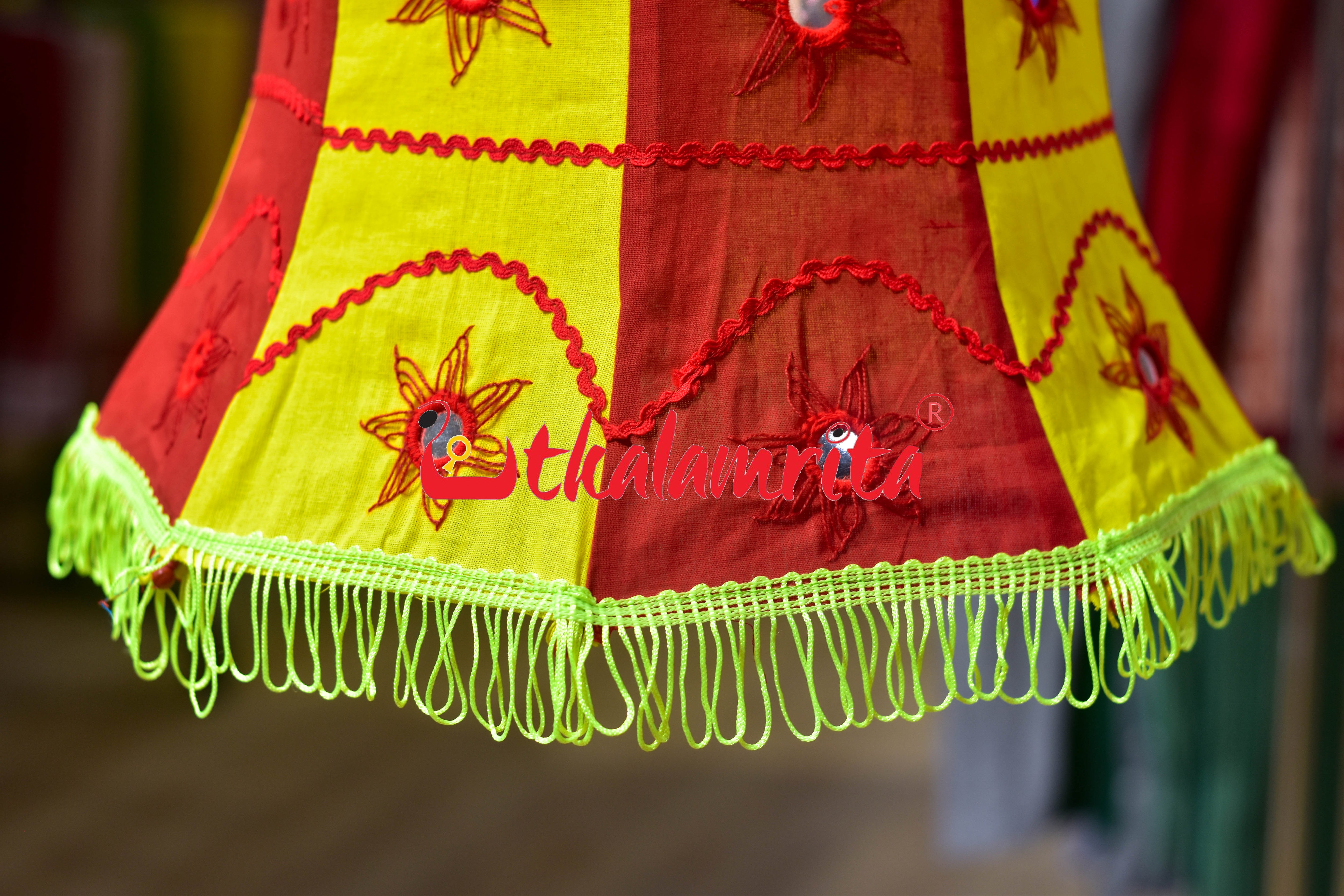 Orange Red Special Bell Lampshade