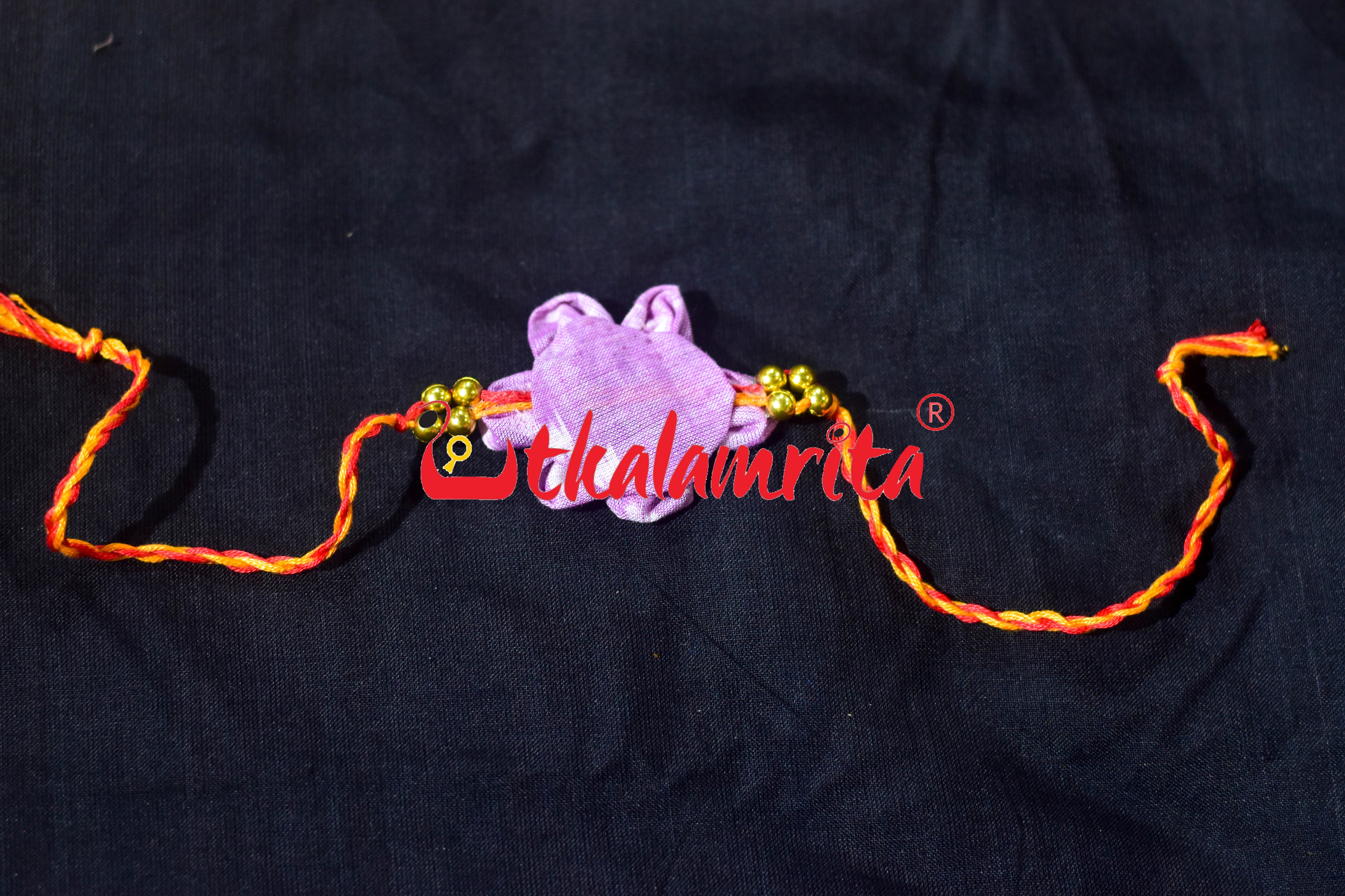 Lavendar Flower (Ikat Rakhi)