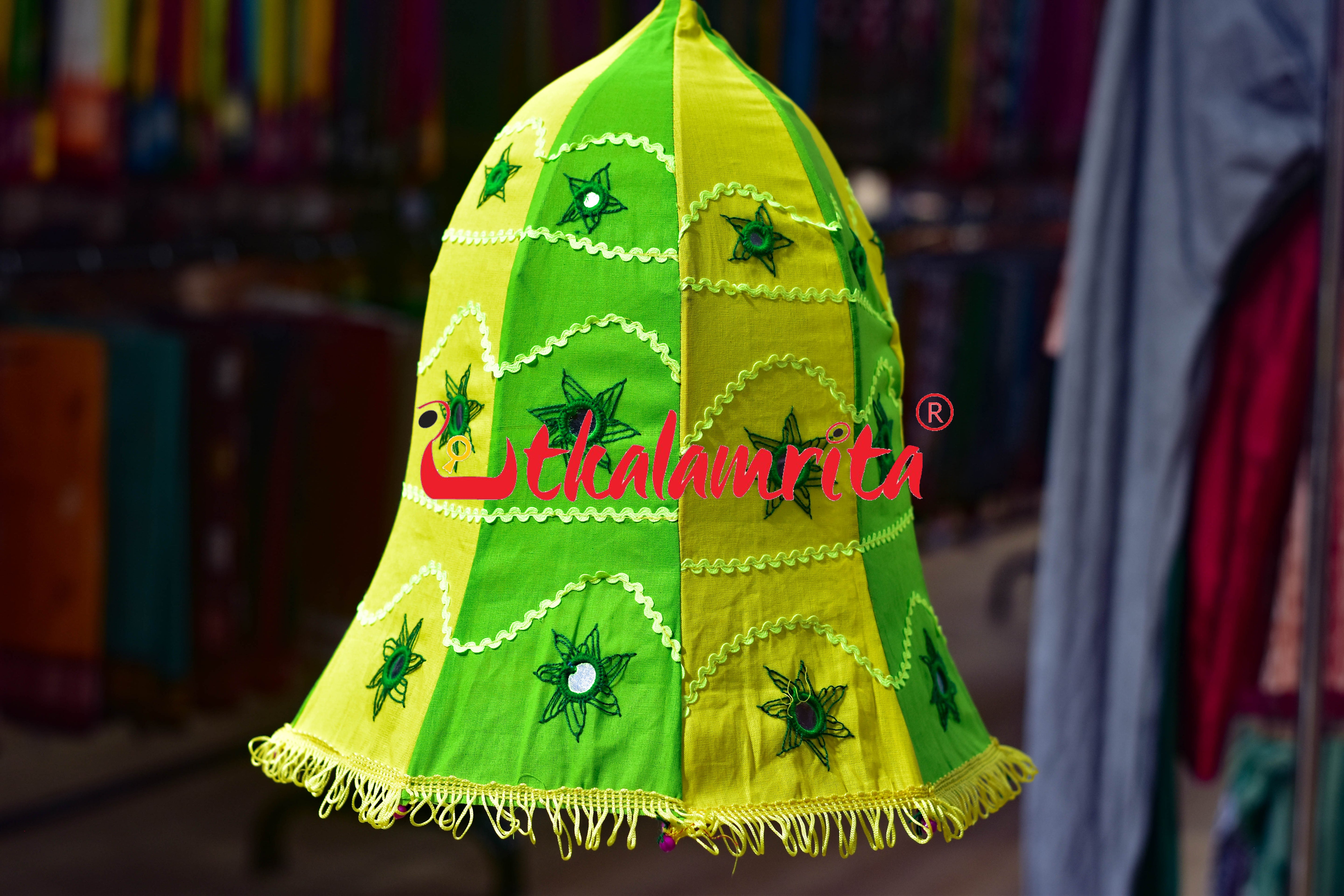 Green Yellow Special Bell Lampshade