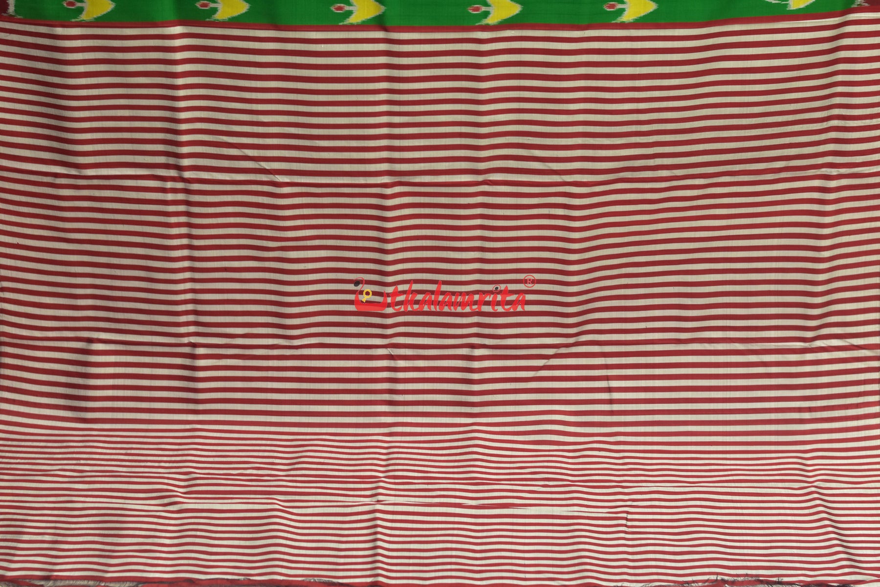 Green Boita Khandua Silk Saree