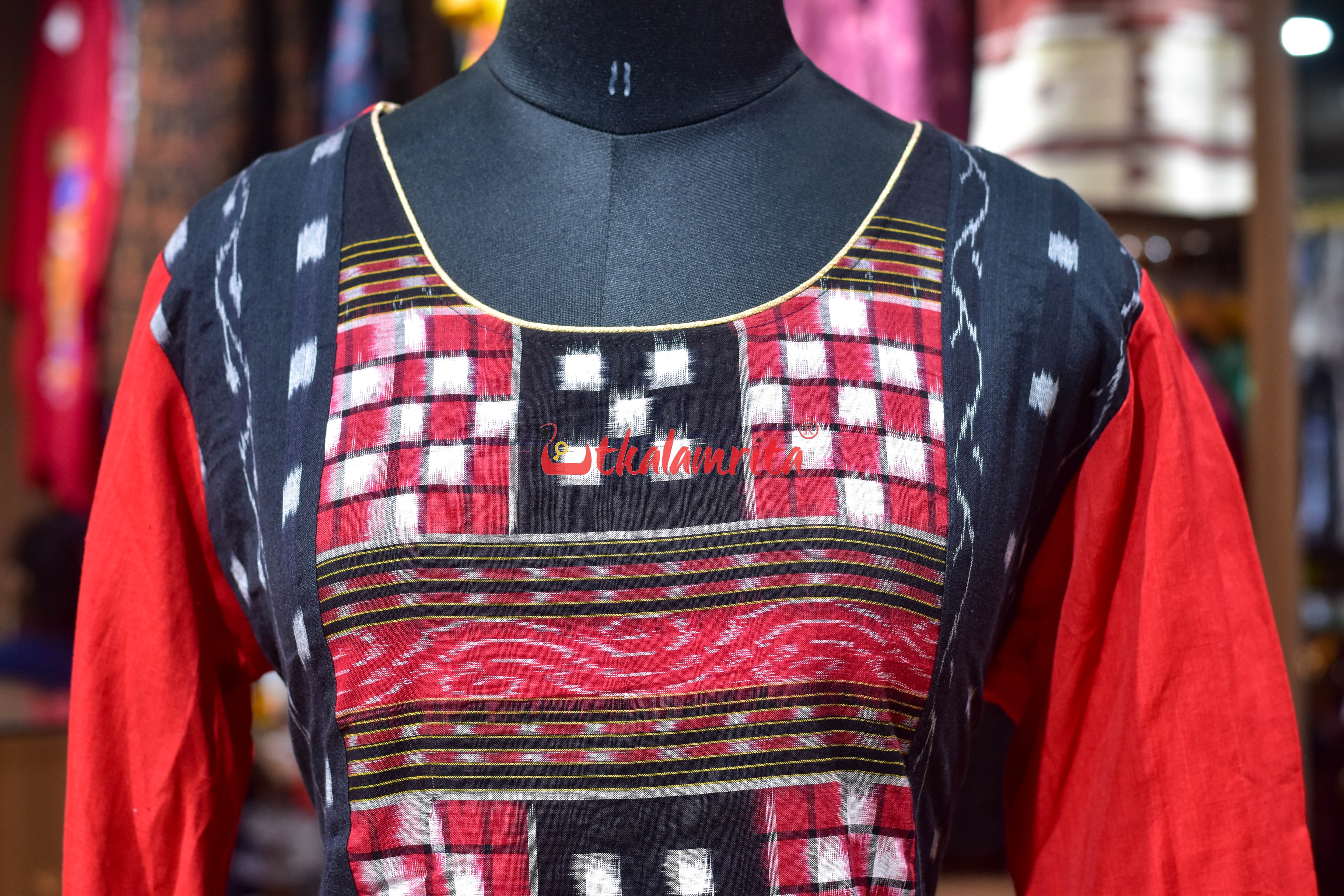 Pasapali Black Beauty Ikat (Ladies Kurti)
