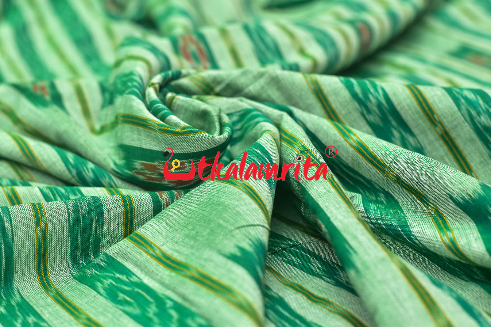 Light Green Box Flower Bandha (Fabric)