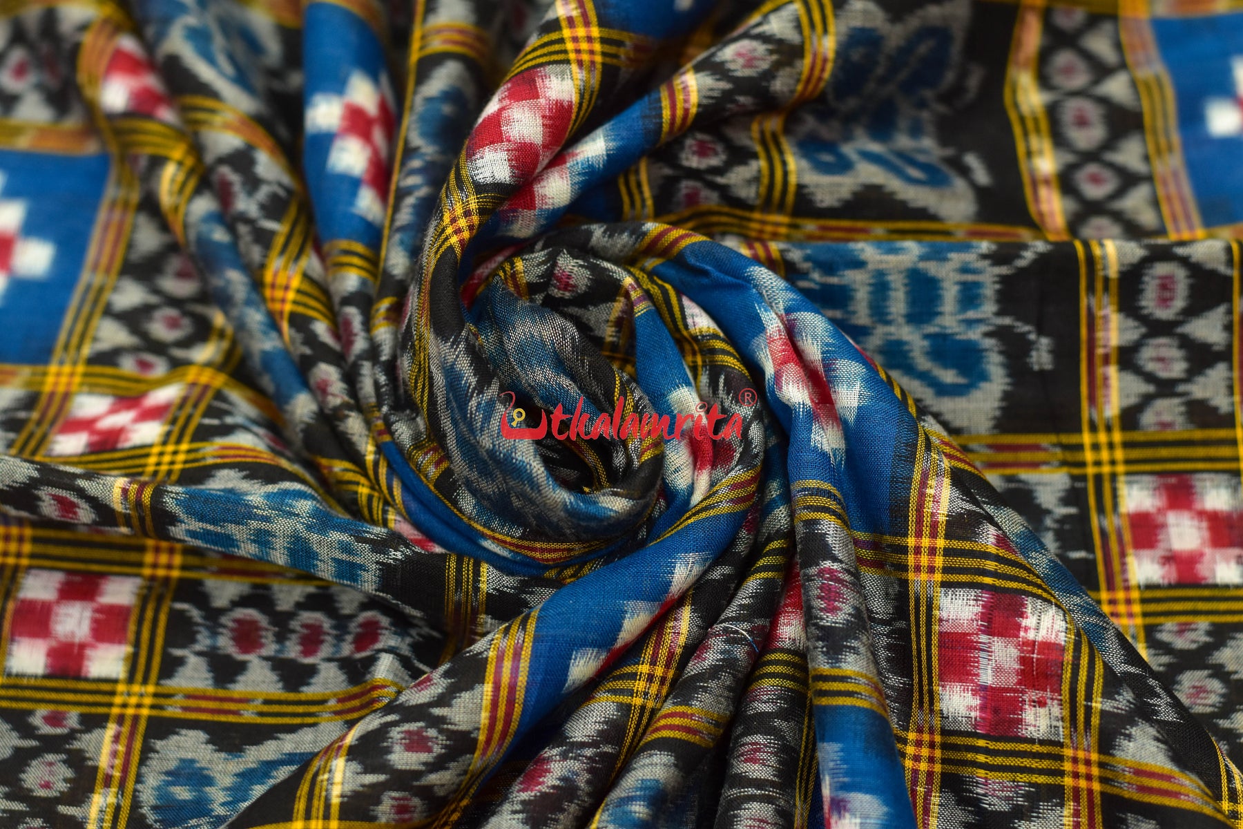 Butterfly Pasapali Team Black Cotton (Fabric)