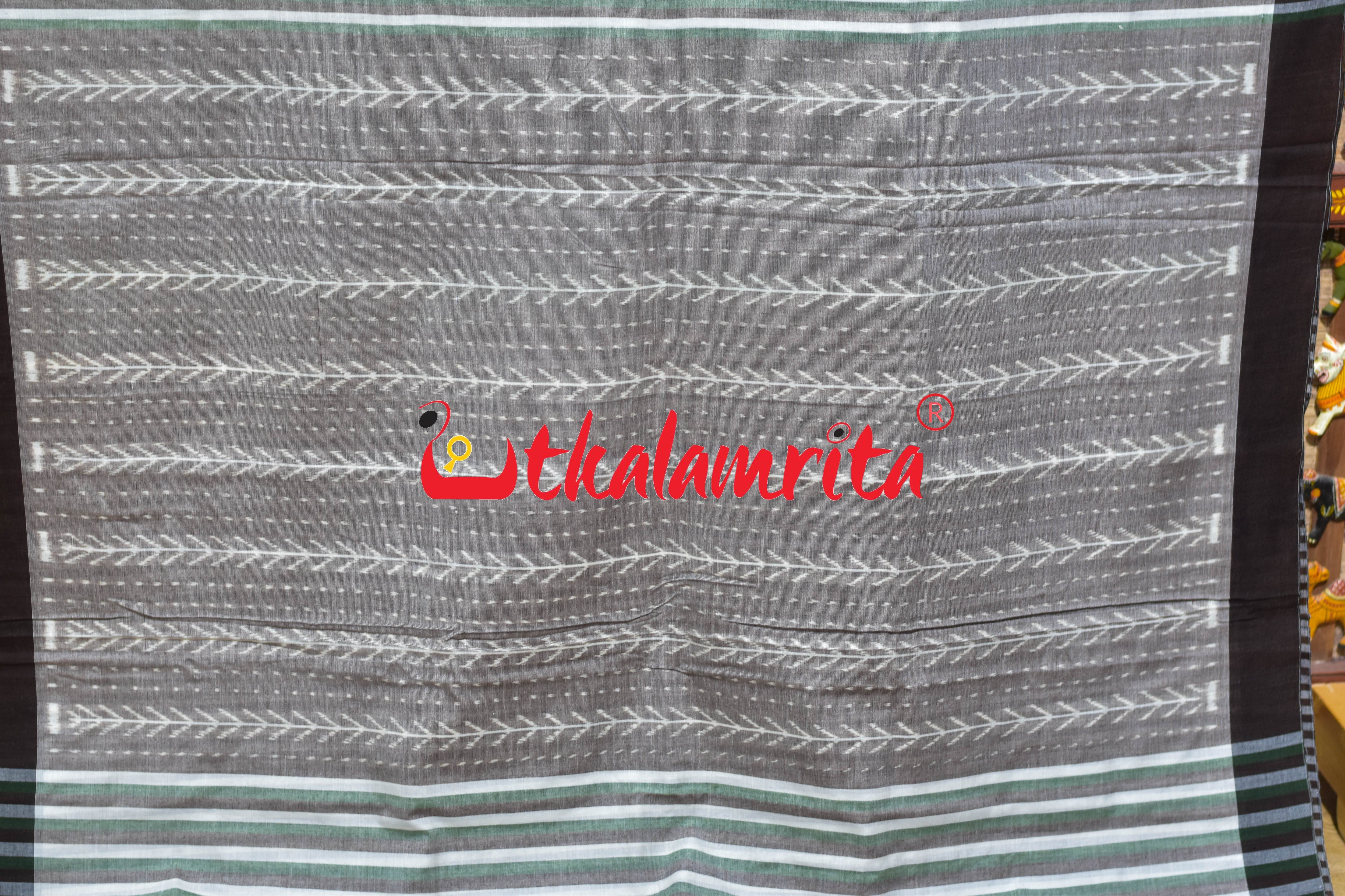 Mint Green Makka Chaonra Khandua Cotton Saree