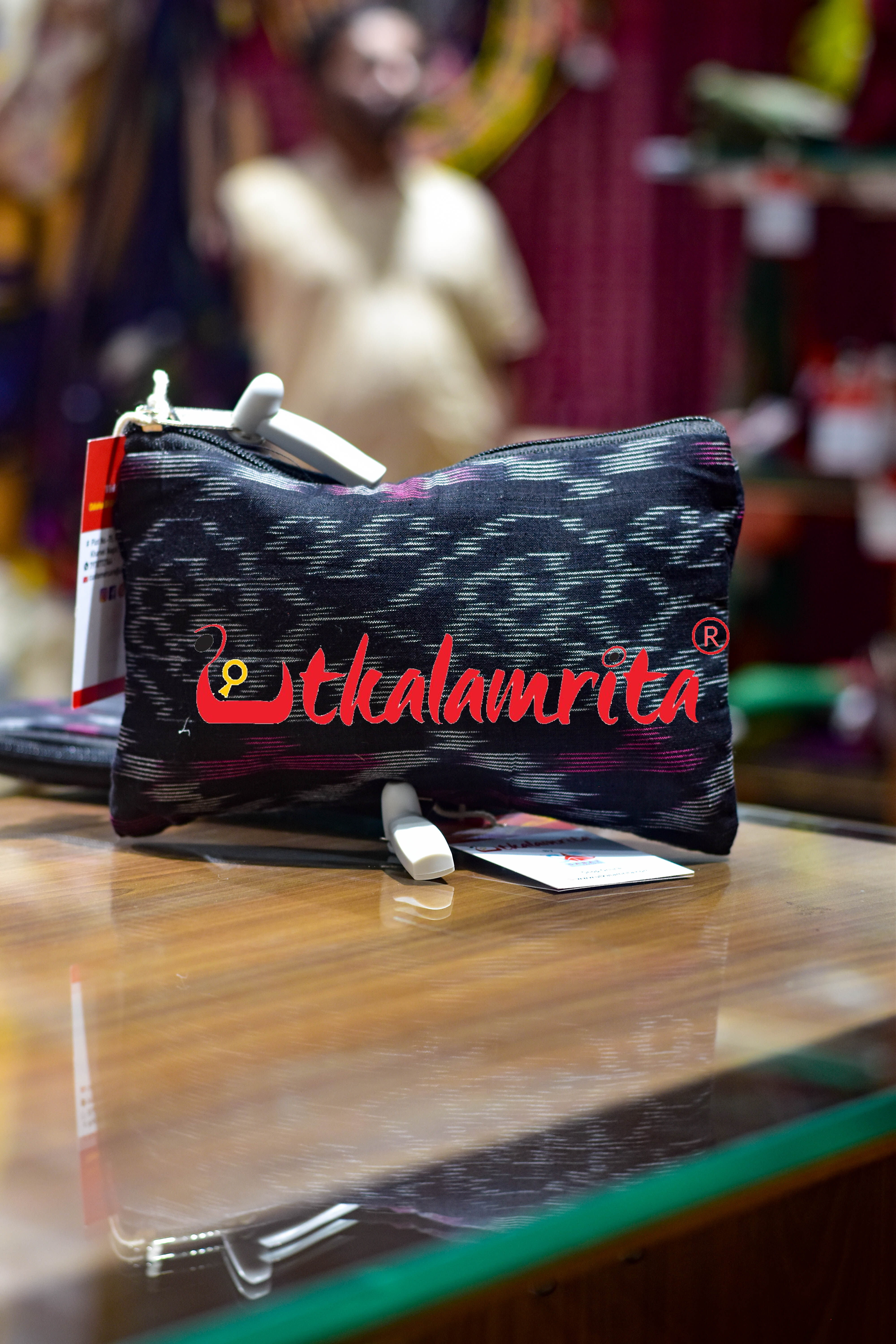 Black Tetris Small Purse