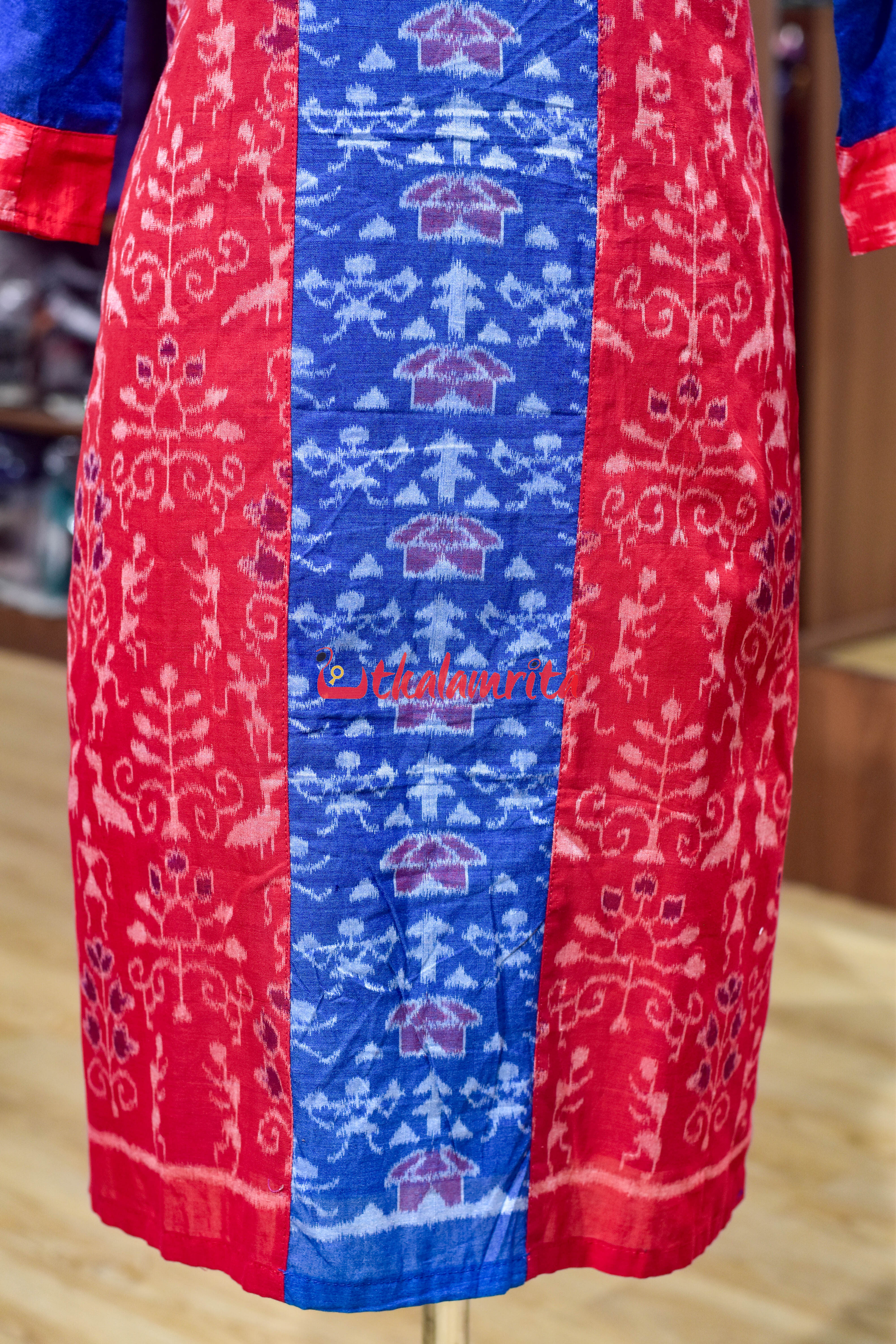 Sambalpuri Heritage Harmony (Ladies Kurti)..