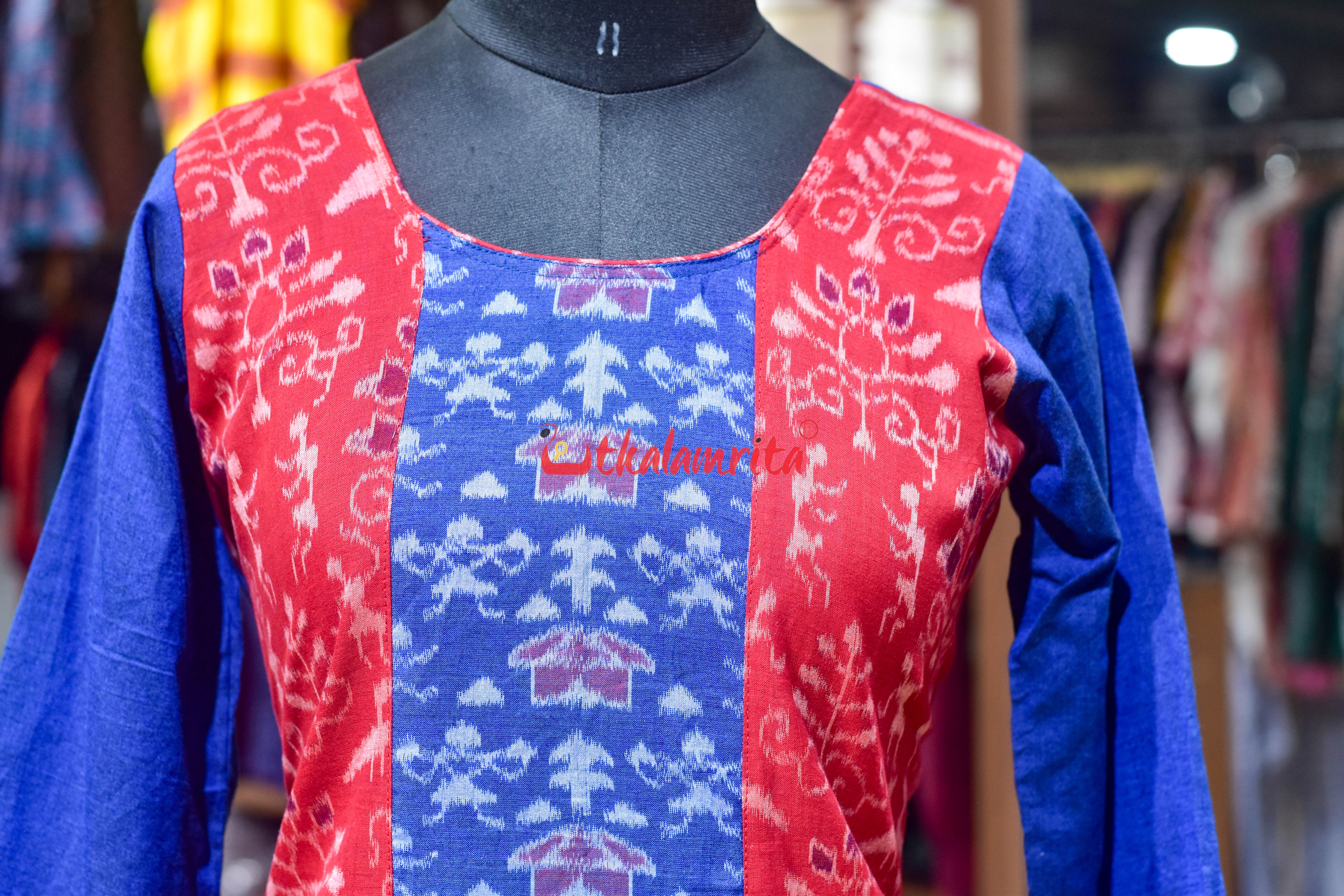 Sambalpuri Heritage Harmony (Ladies Kurti)..