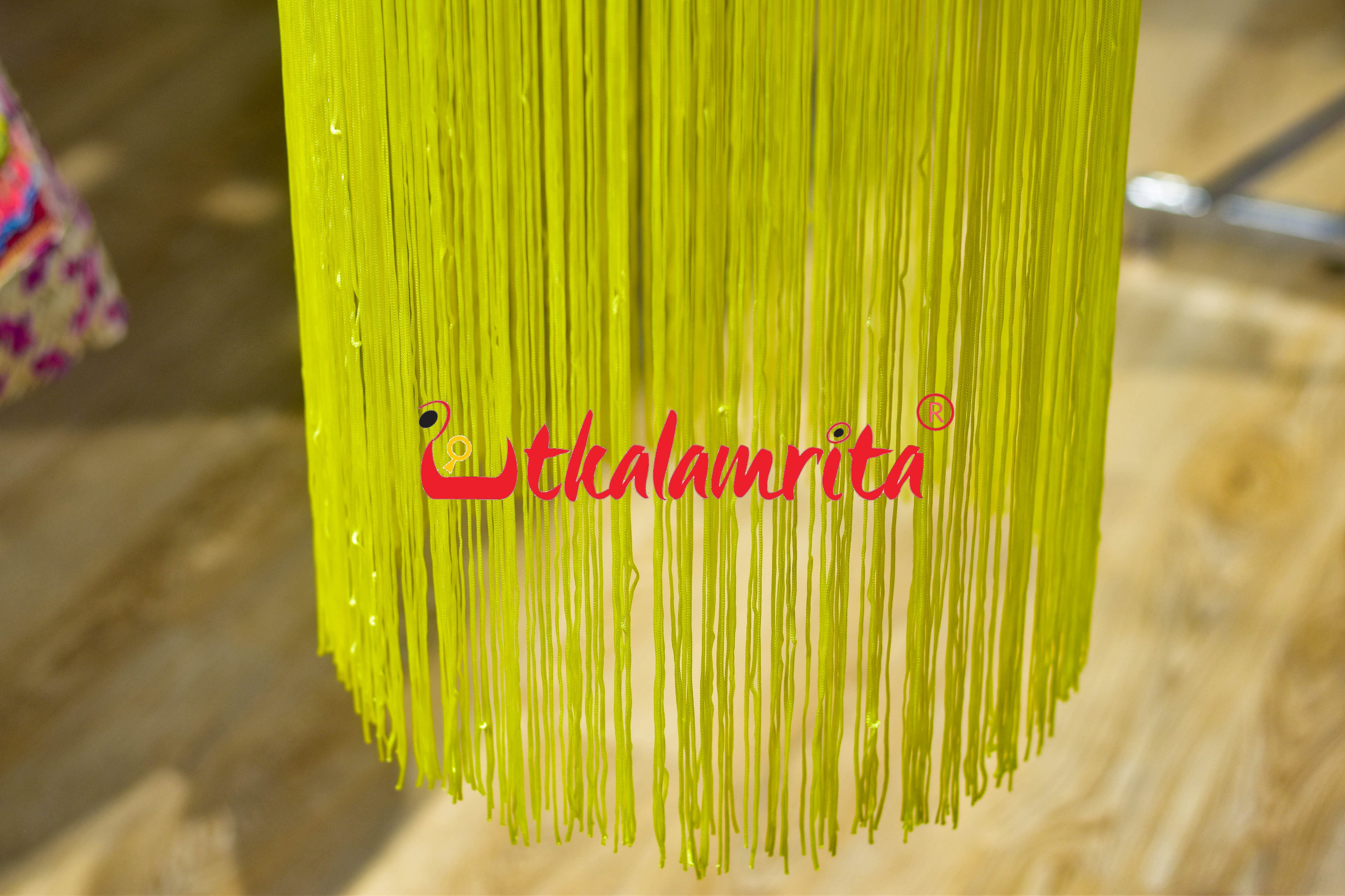 Green Yellow Special Round Jhaller Lampshade