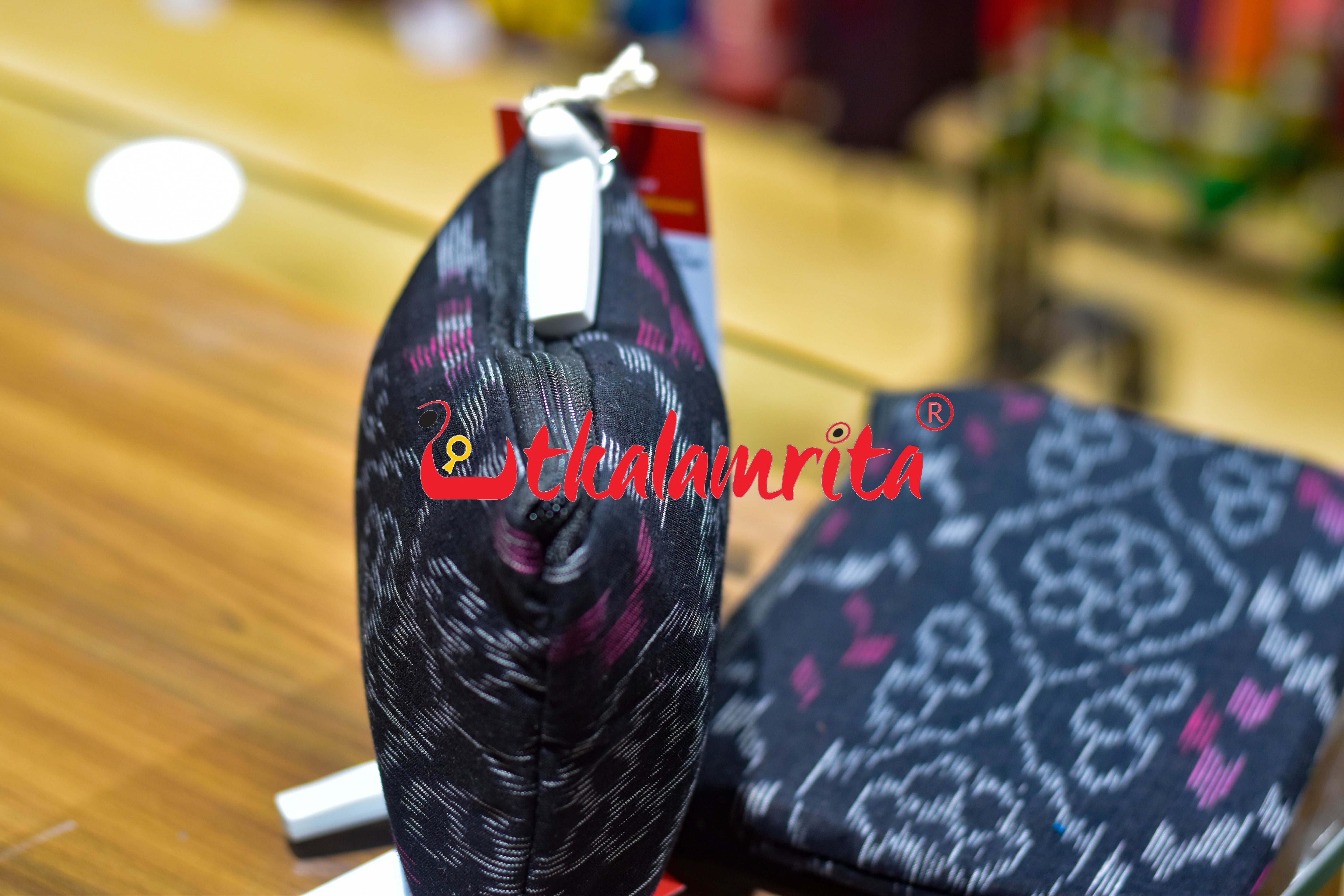 Black Tetris Small Purse