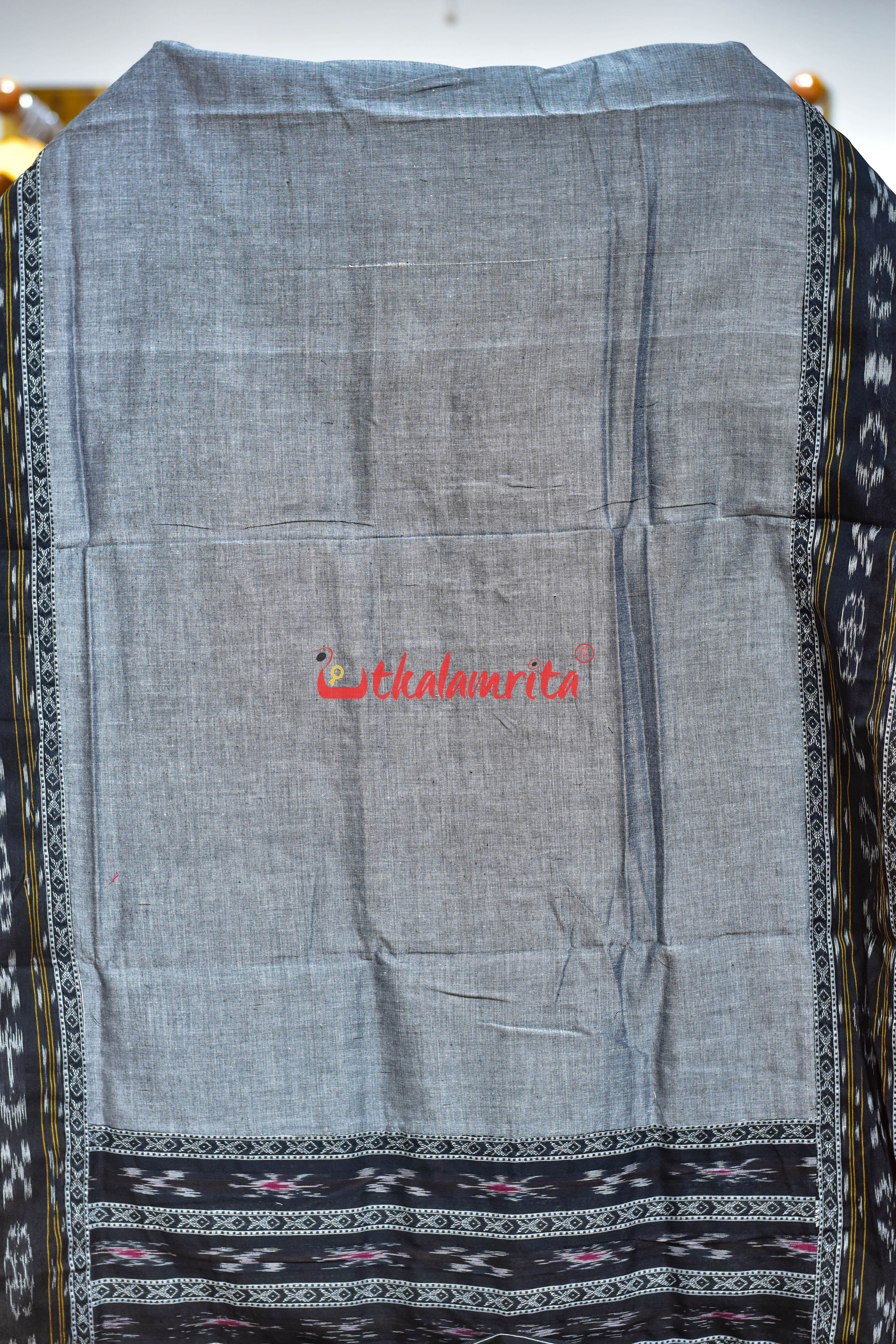 Black Grey Simple Pasapali Flower Dress Set