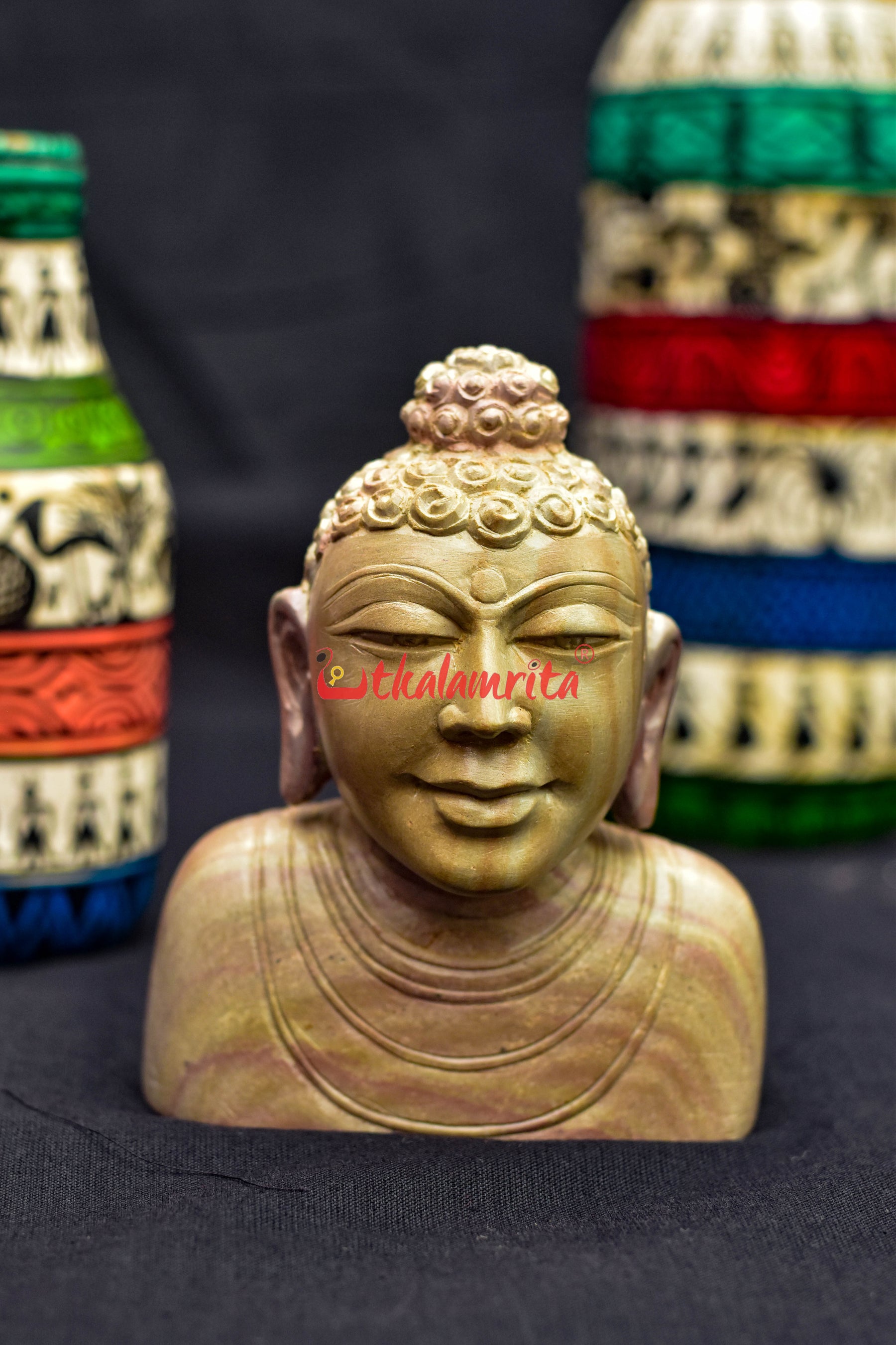 Buddha Konark Stone Carving Idol