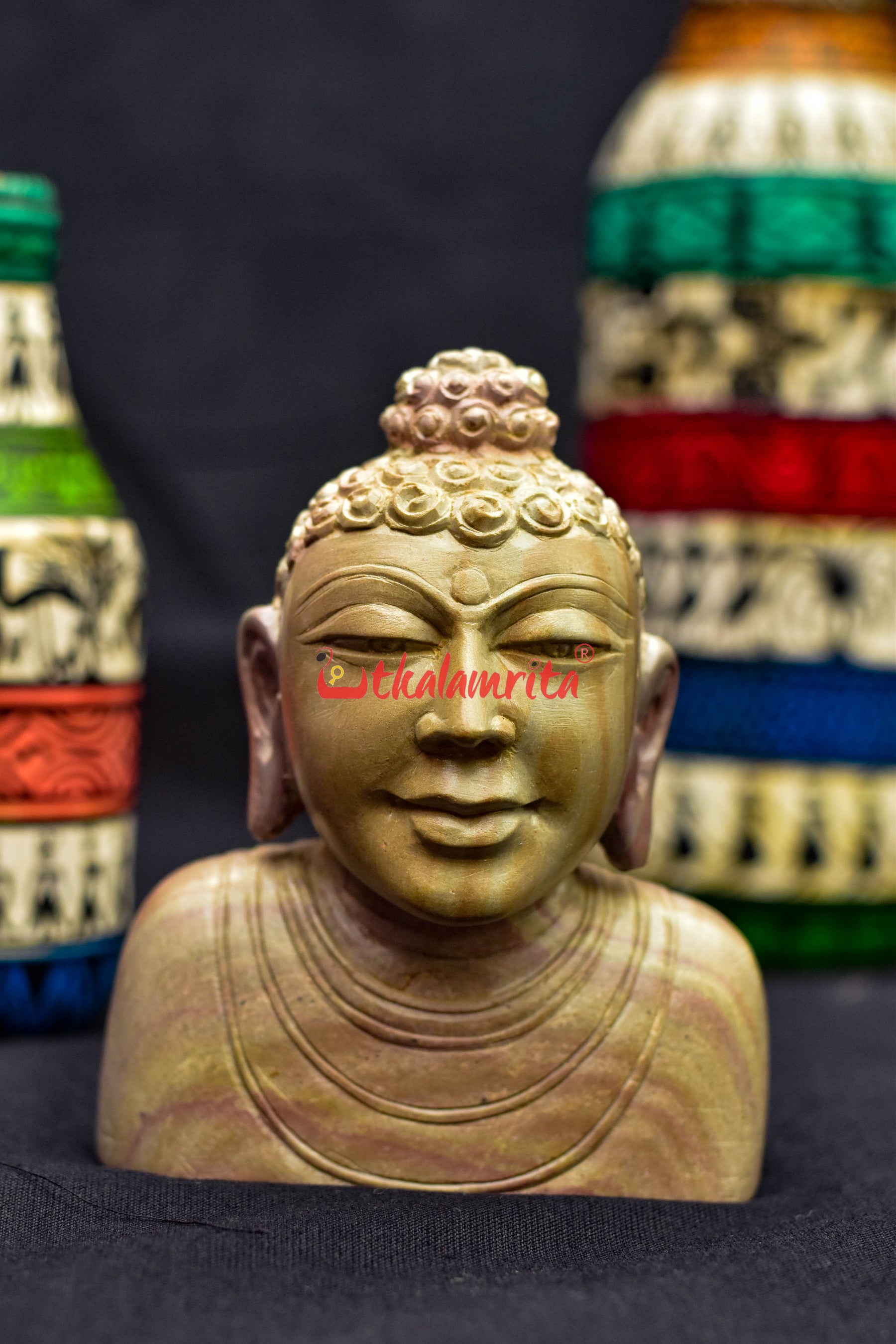 Buddha Konark Stone Carving Idol
