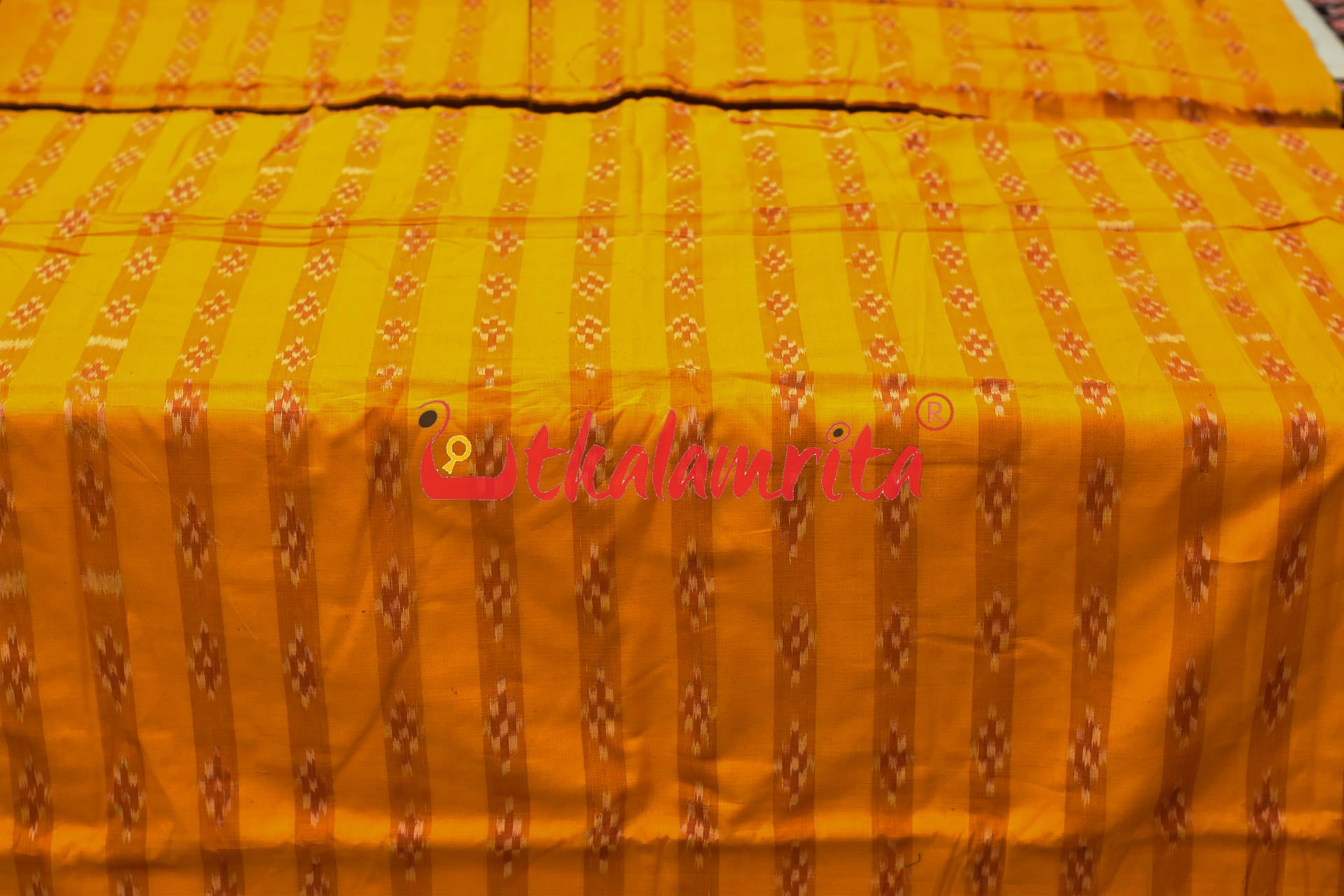 Mustard Diagonal Kuthi (Fabric)