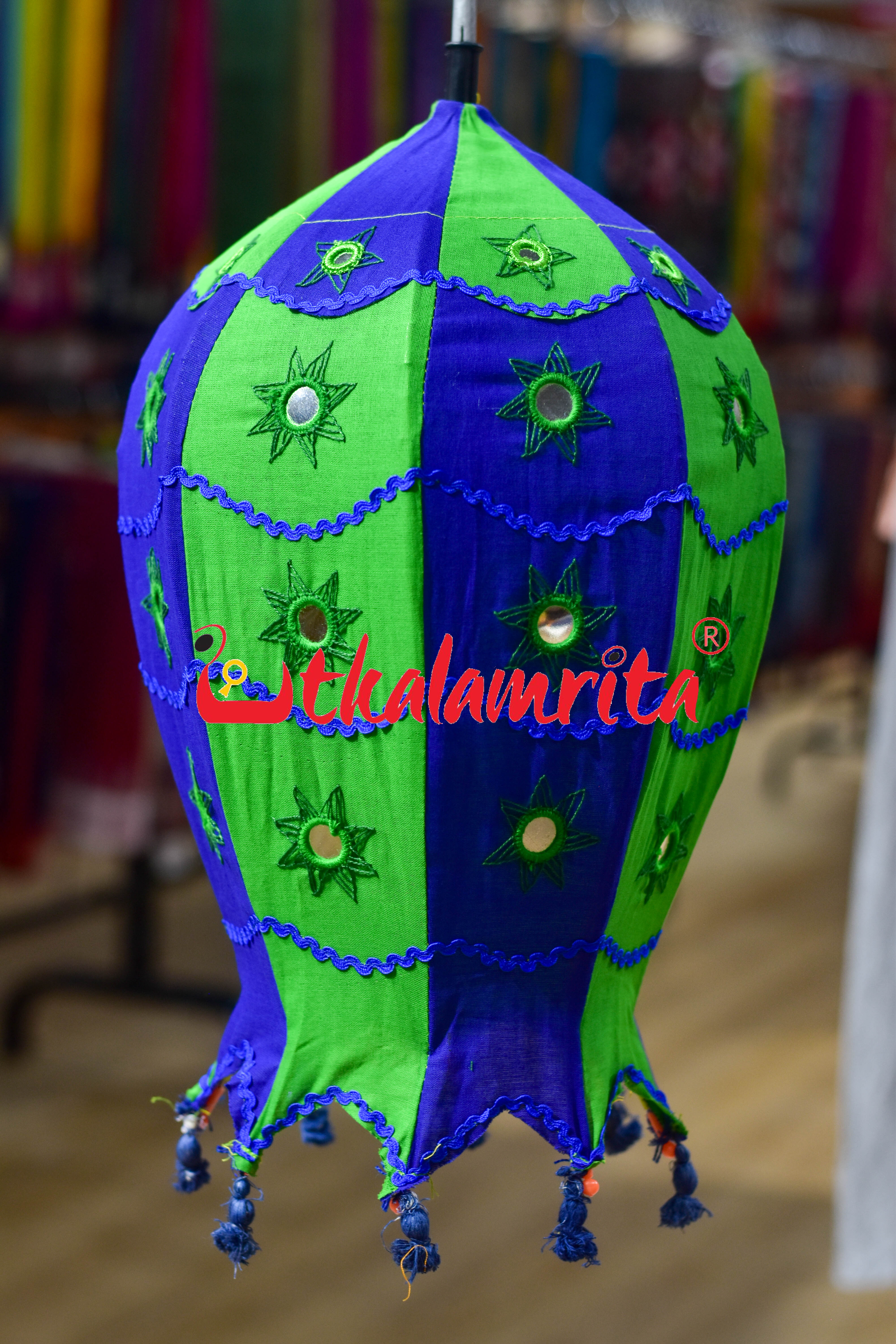Green Blue Special Rocket Lampshade