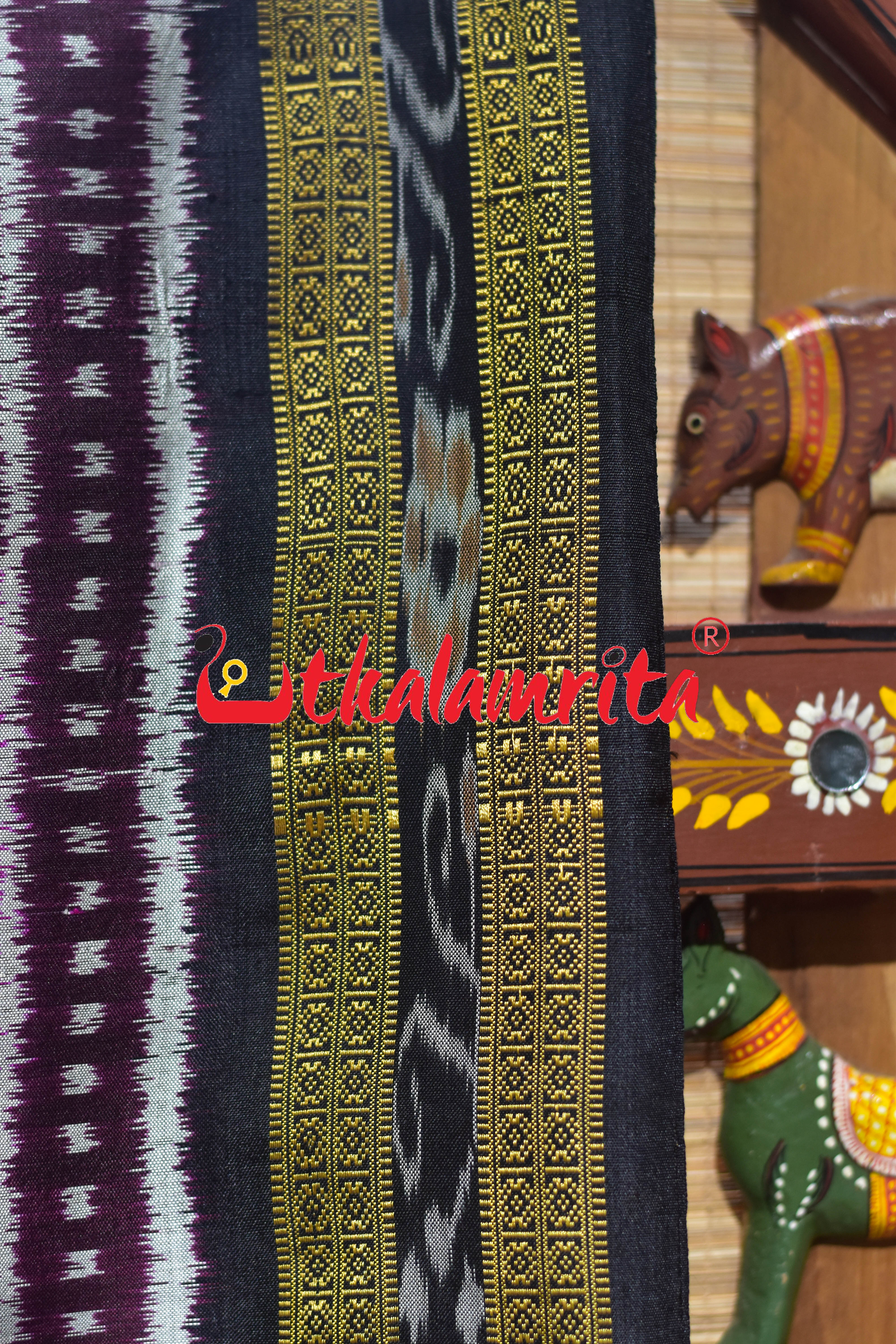 5D Coffee Ghara Jharaka Khandua Silk Saree