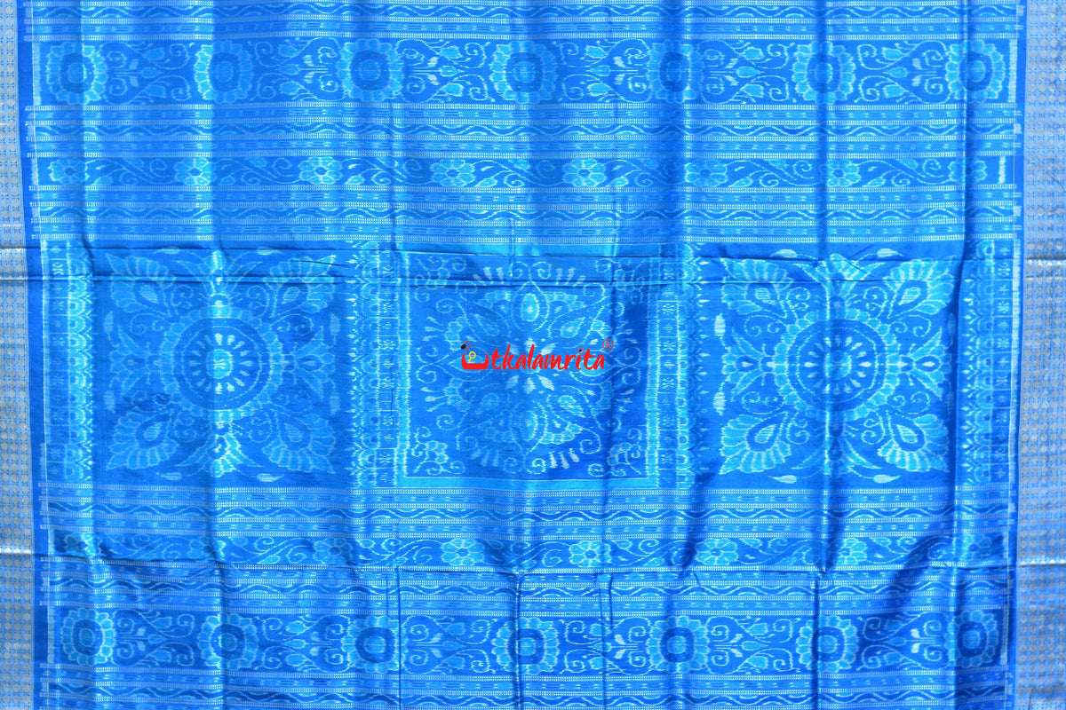 Mahul Betta Purple Blue Sambalpuri Silk Saree