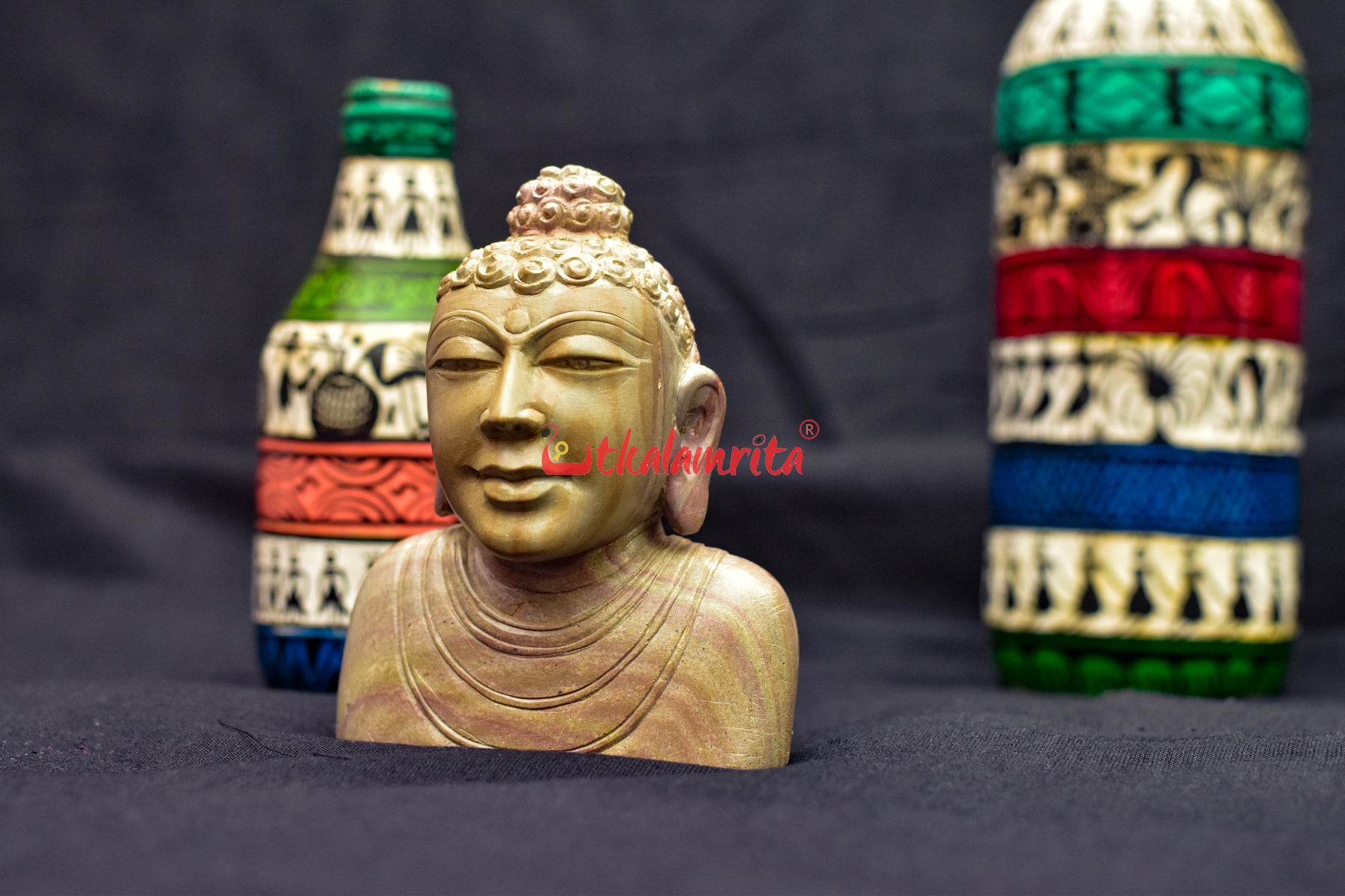Buddha Konark Stone Carving Idol