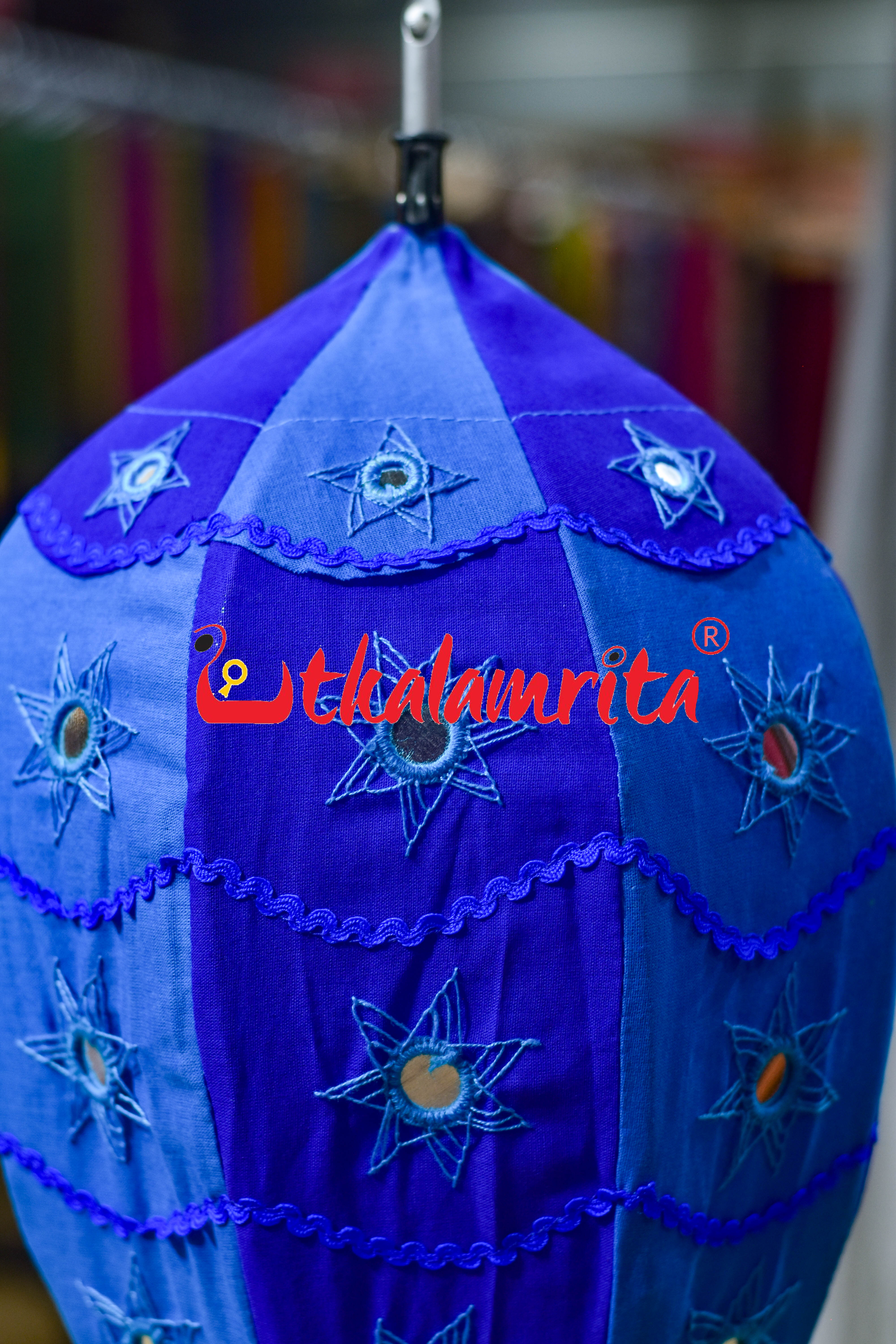 Blue Teal Special Rocket Lampshade