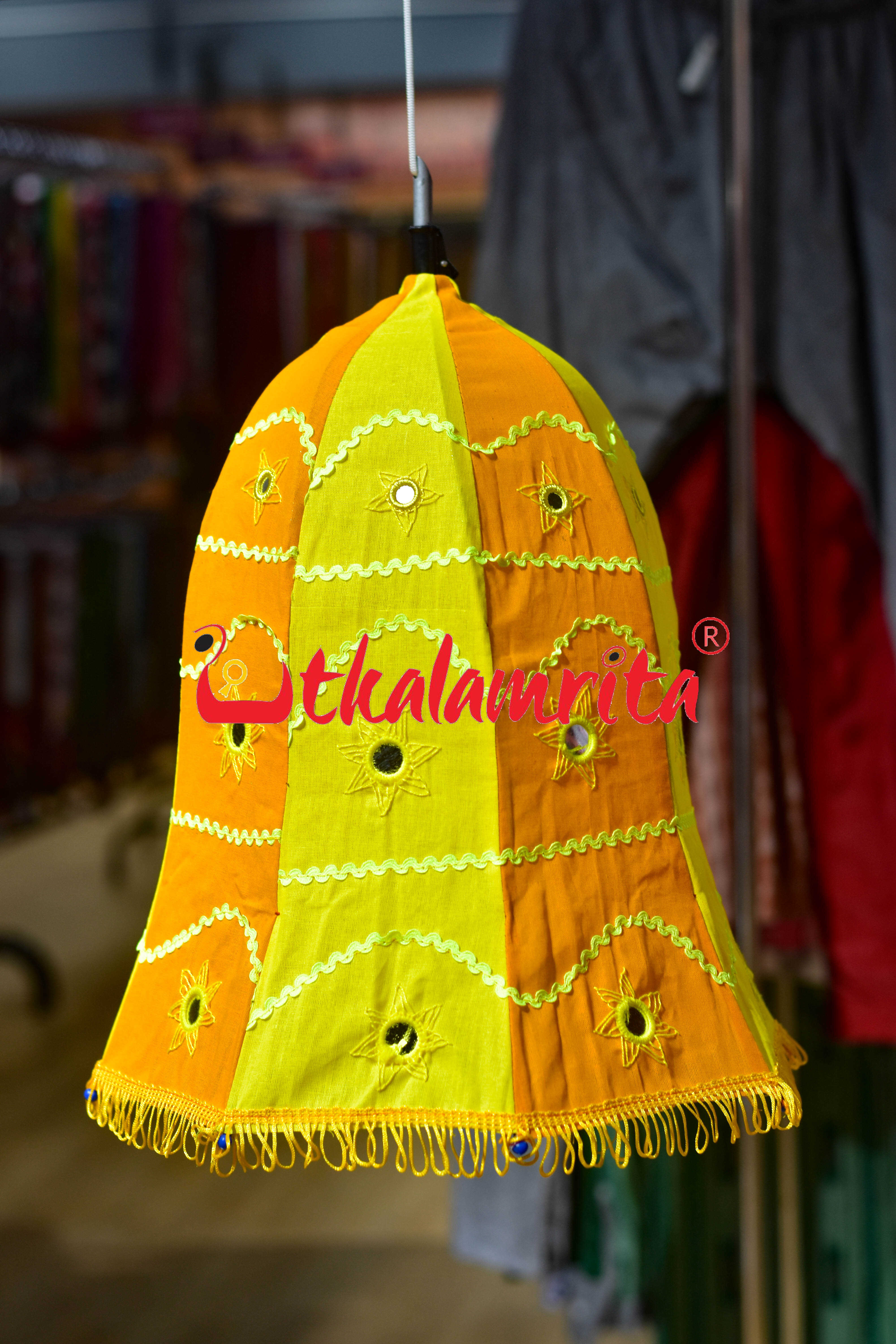Orange Yellow Special Bell Lampshade