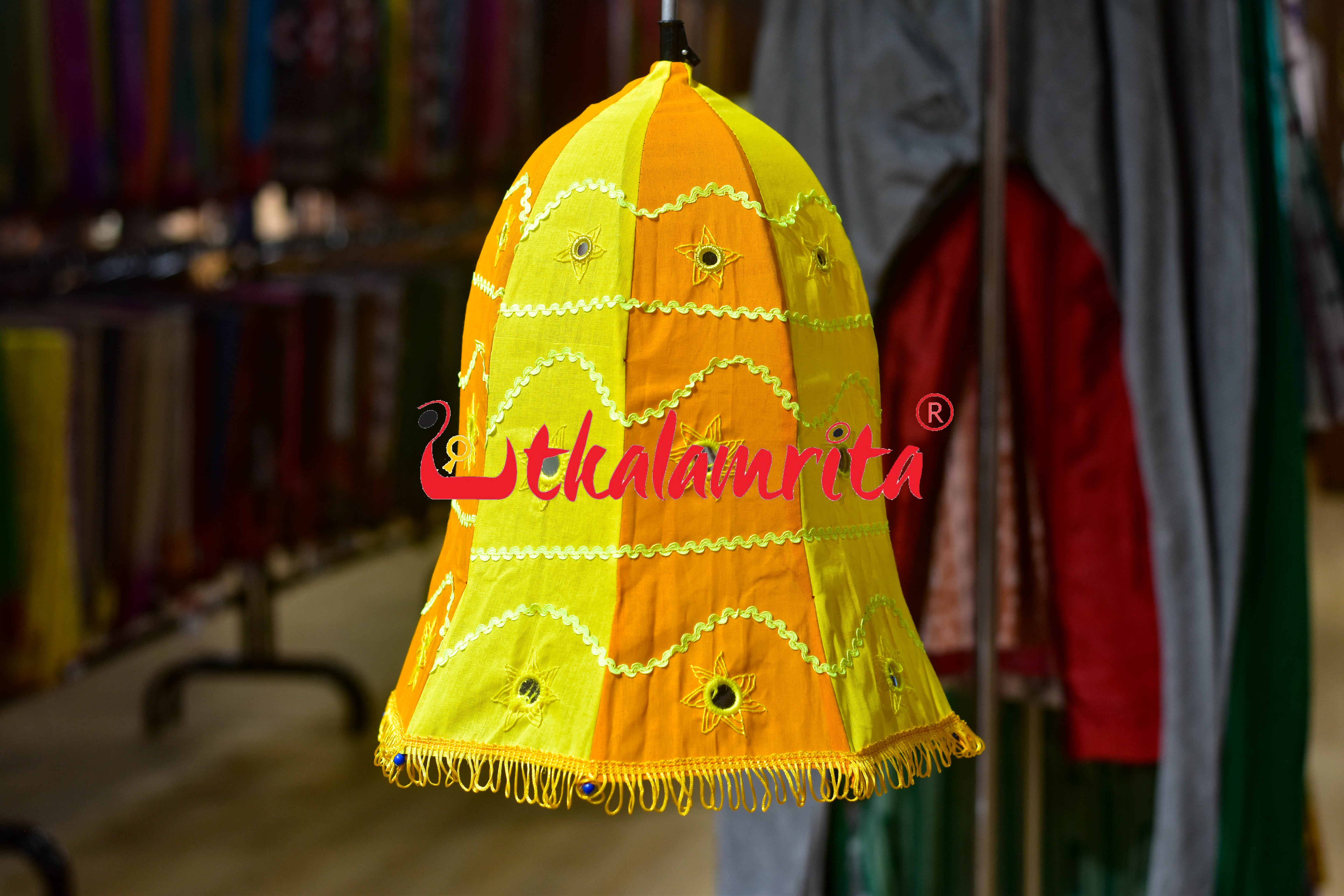 Orange Yellow Special Bell Lampshade