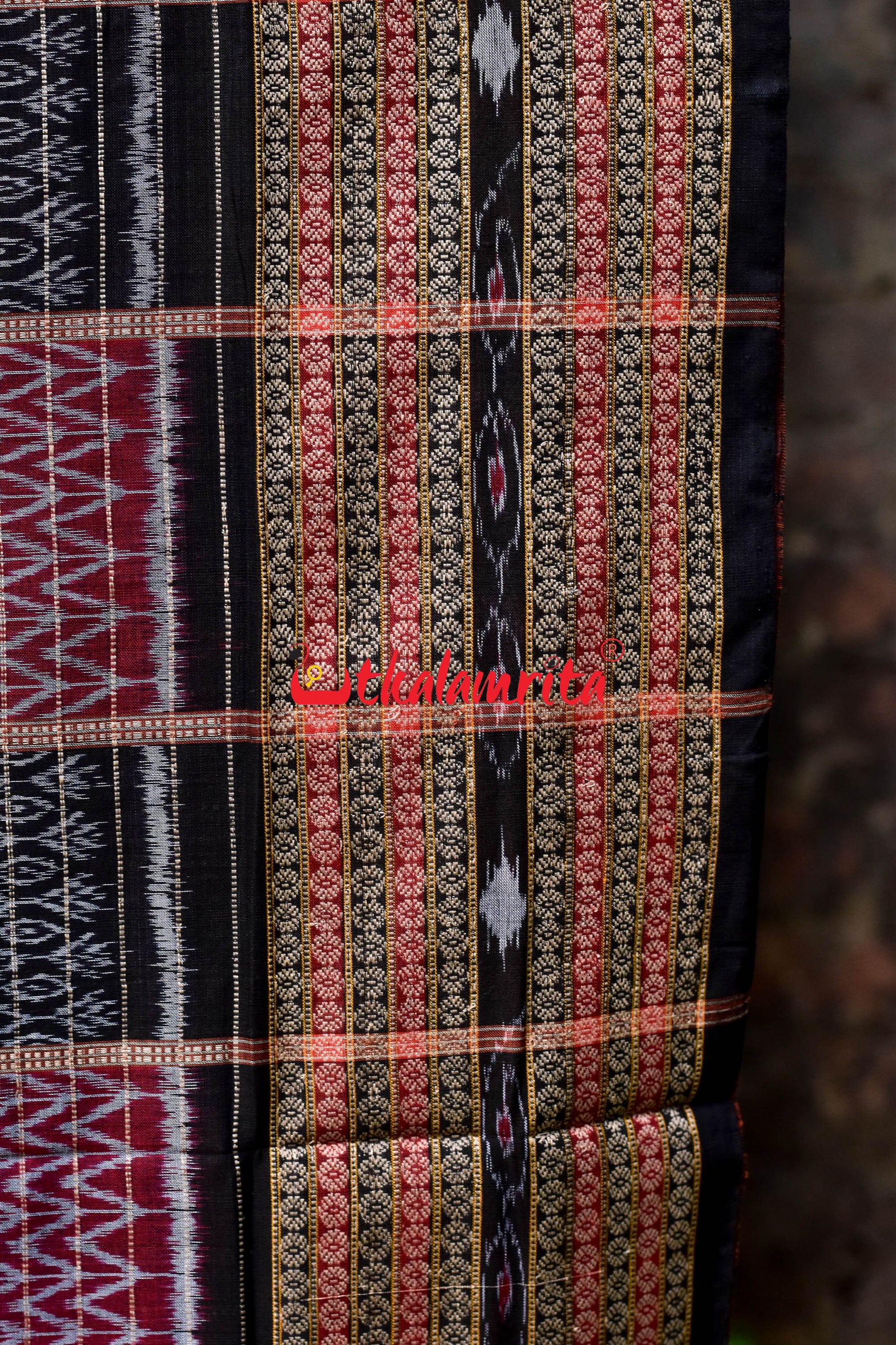 Dasphuliya Chocolate Danti Sachipar Cotton Saree