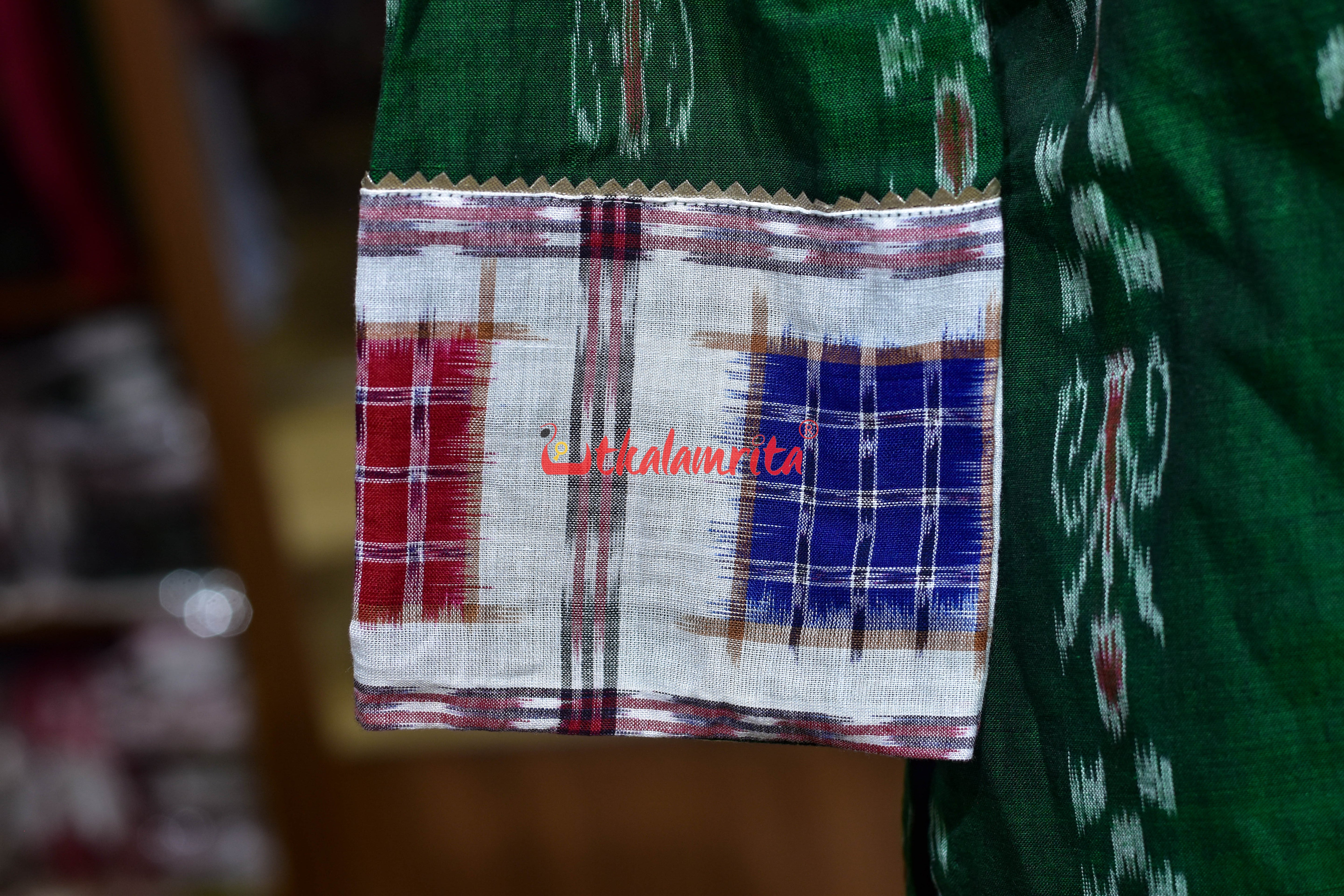 Light Green Pasapali with Aswini Middle Desigh (Ladies Kurti)