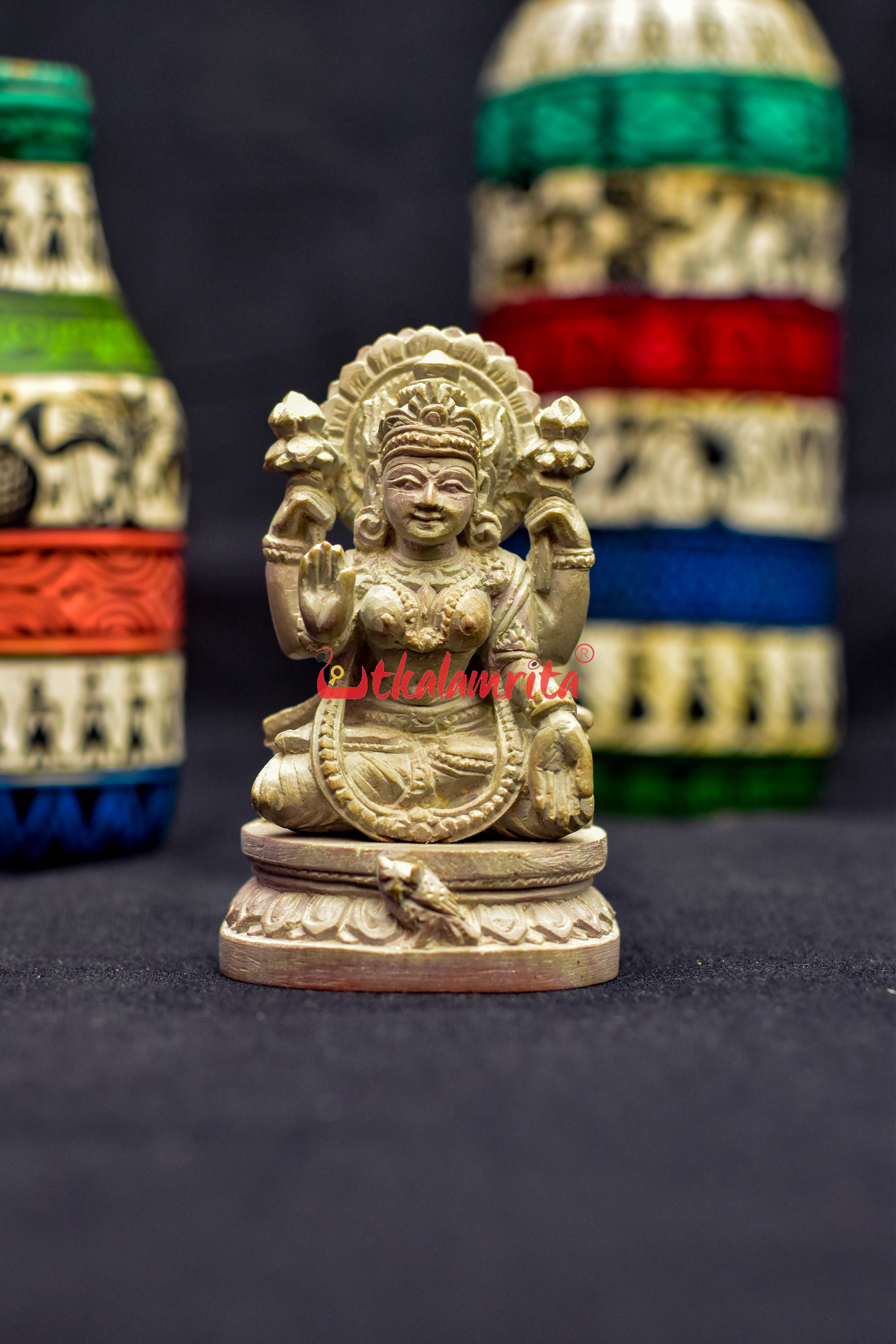 Lakhmi Konark Stone Carving Idol