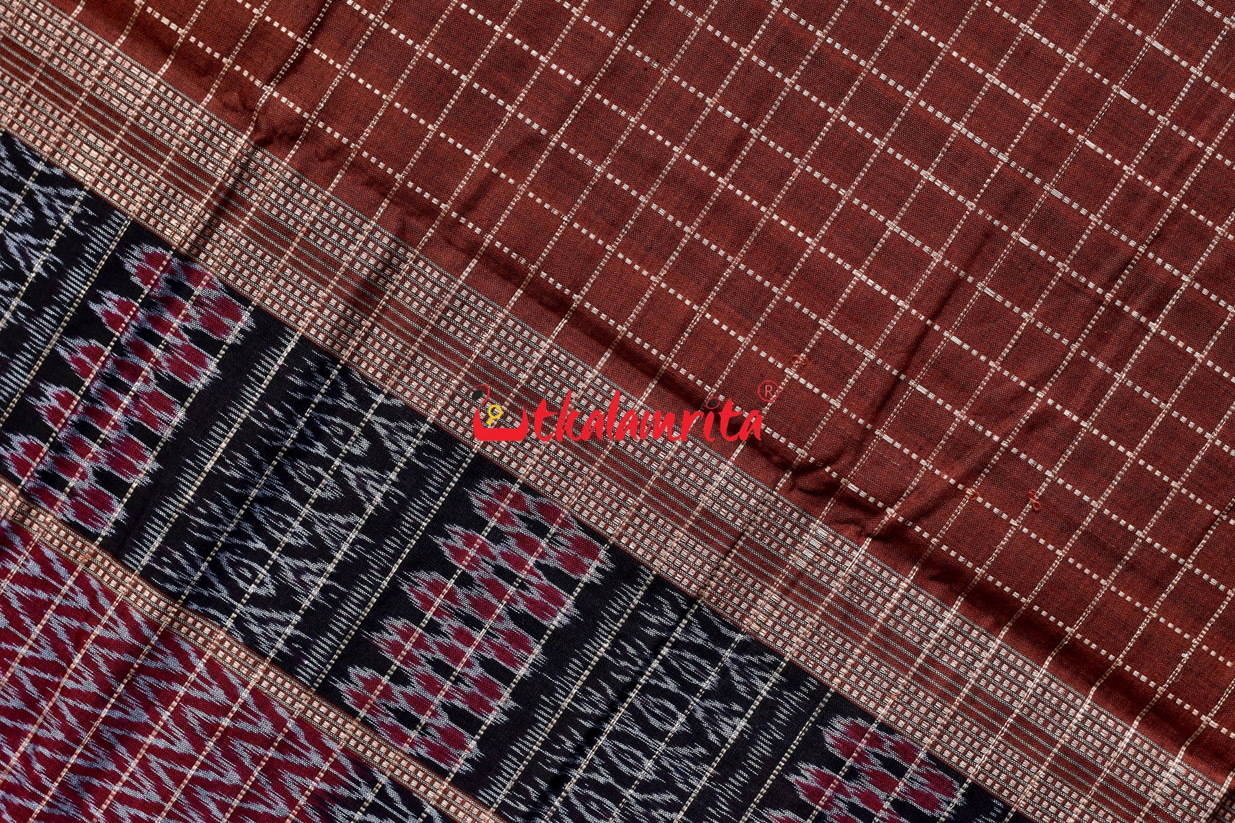 Dasphuliya Chocolate Danti Sachipar Cotton Saree