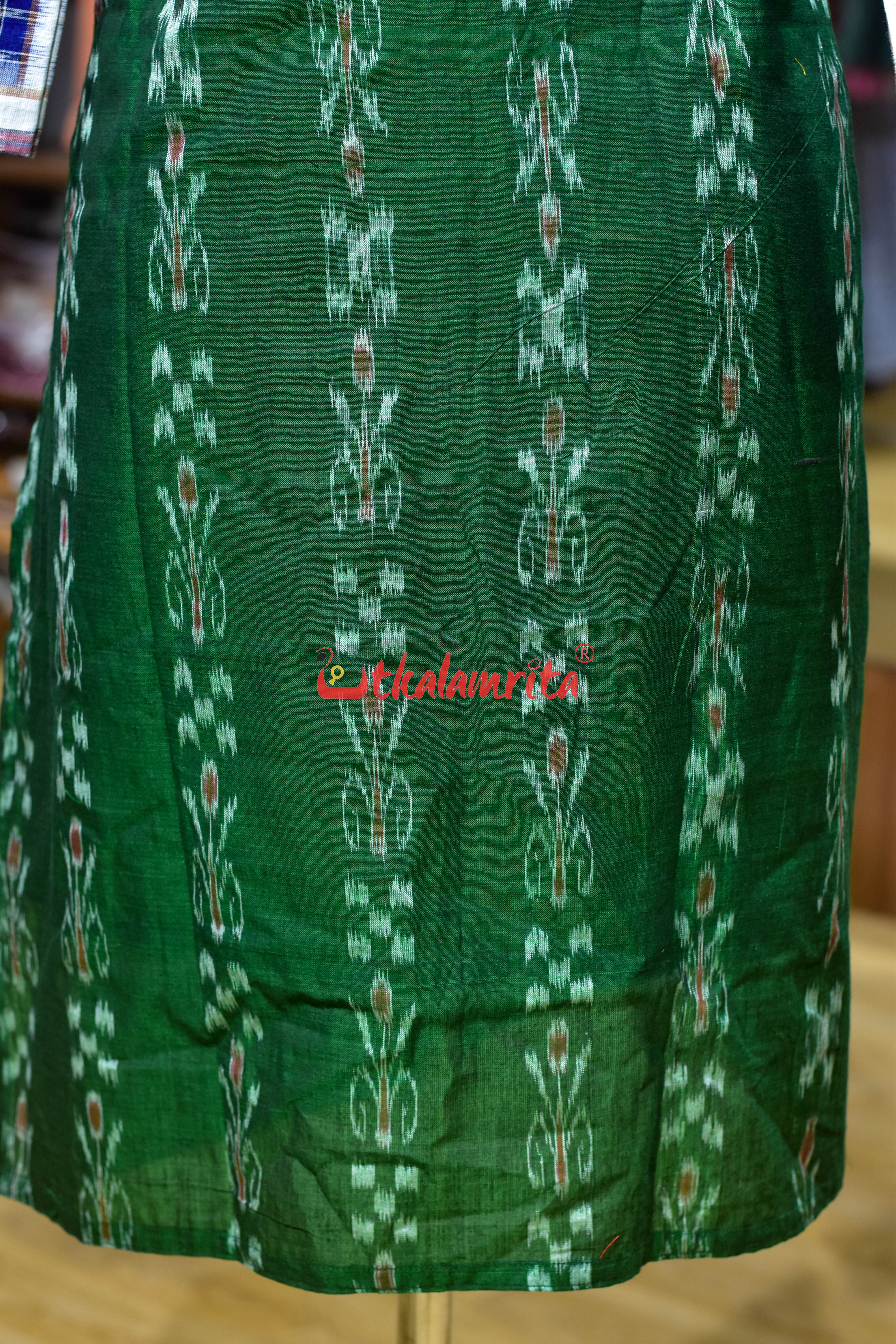 Light Green Pasapali with Aswini Middle Desigh (Ladies Kurti)