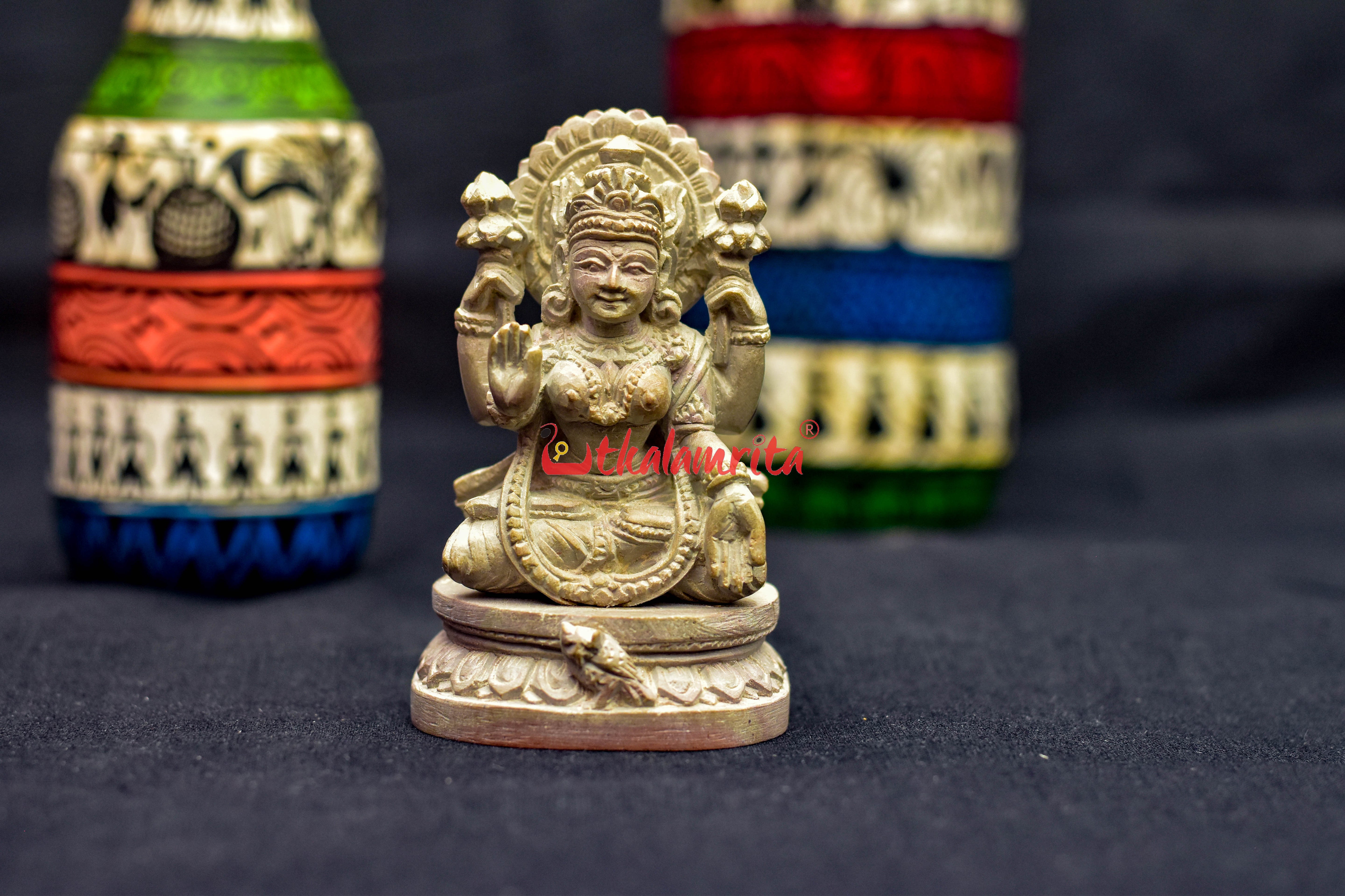 Lakhmi Konark Stone Carving Idol