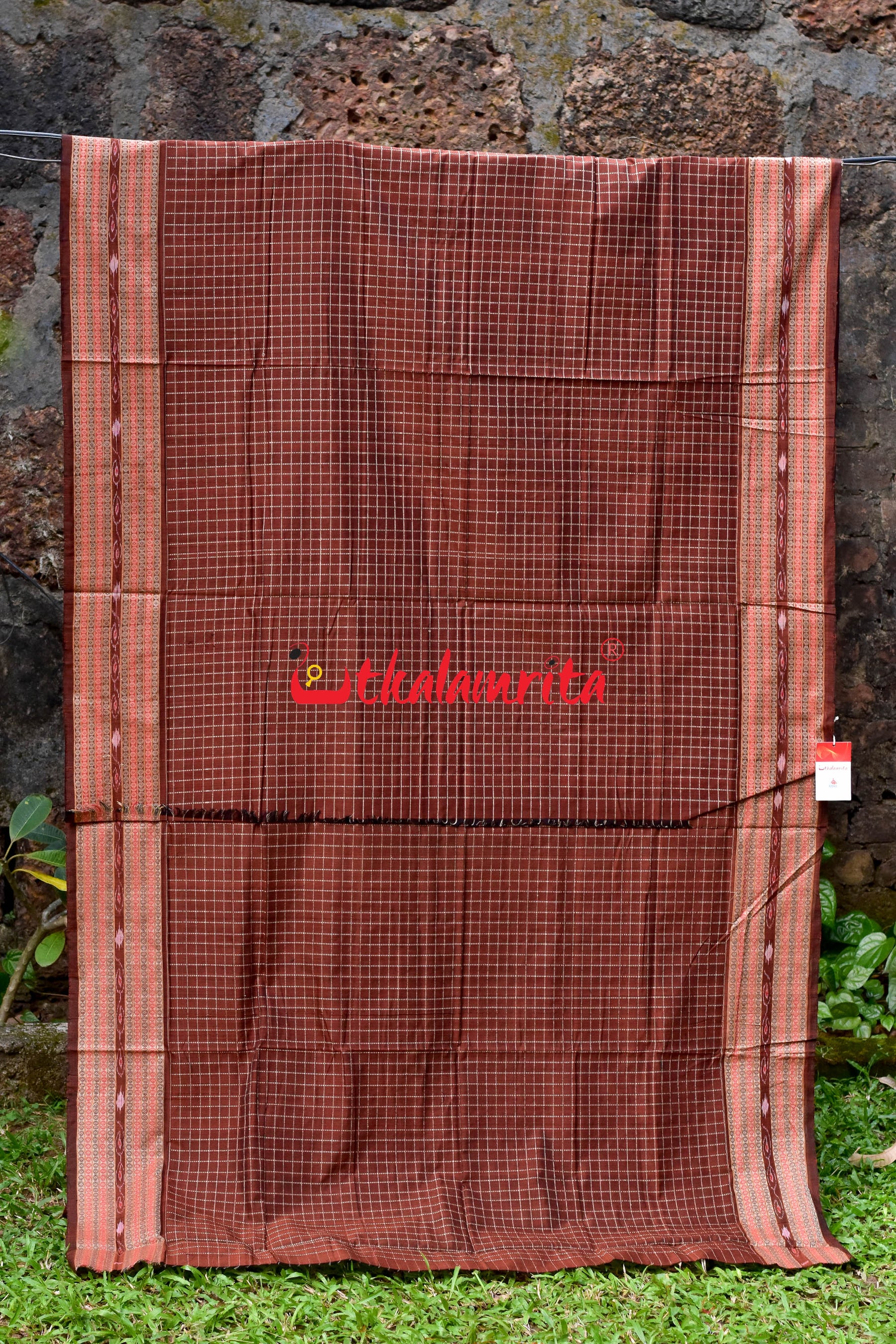 Dasphuliya Chocolate Danti Sachipar Cotton Saree