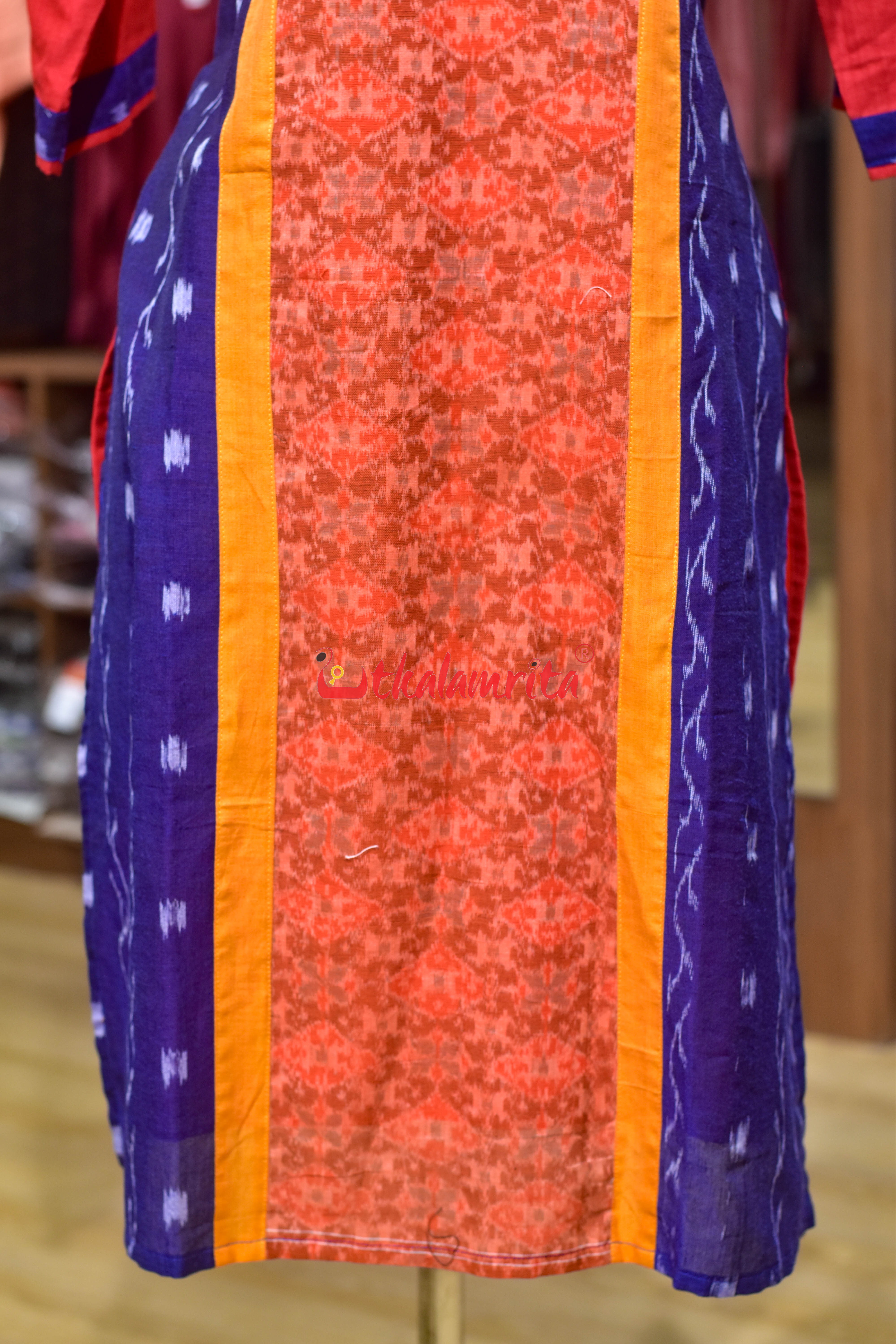 Fiery Ikat Grace (Ladies Kurti)