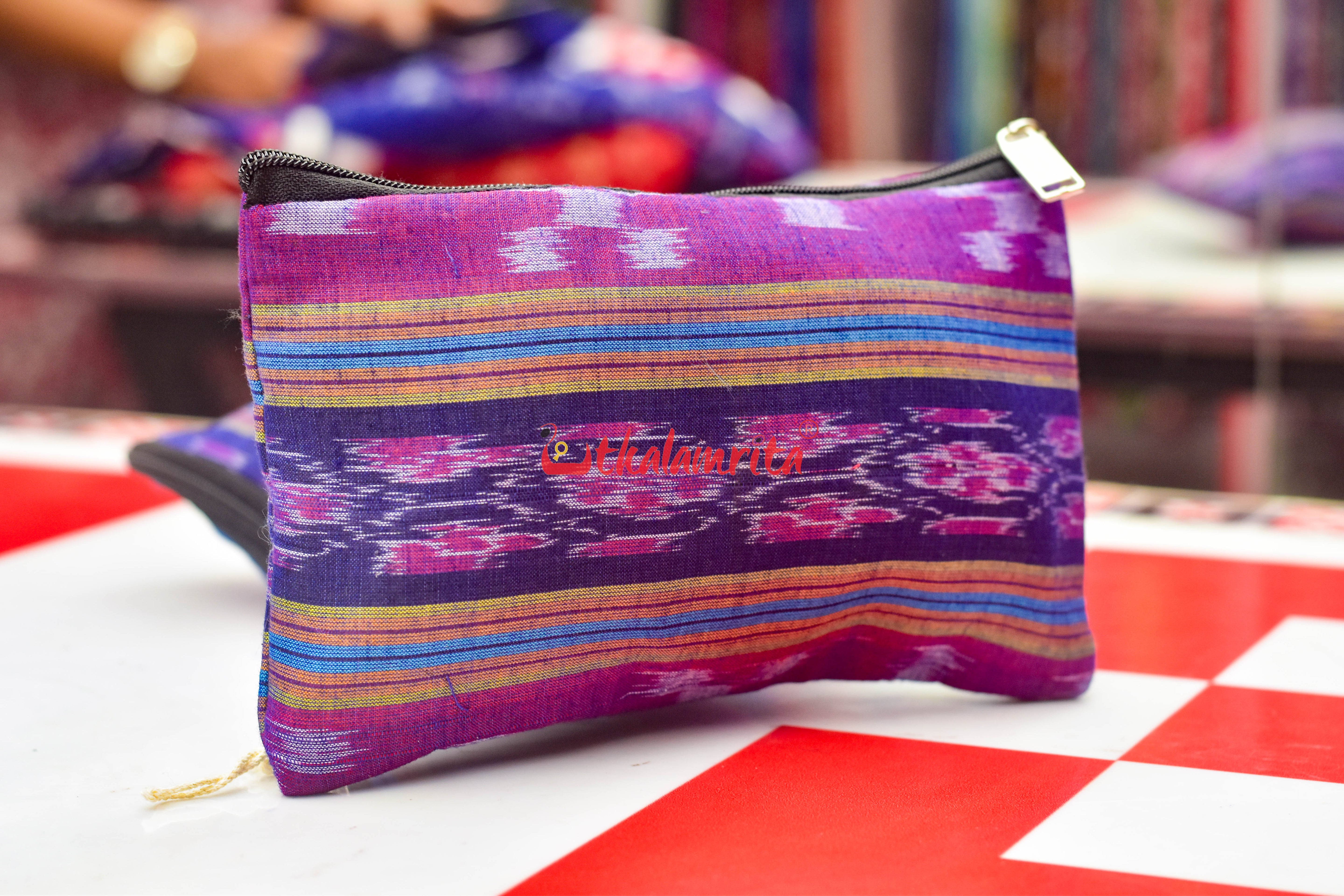 Purple Pasapali Ikat Small Purse