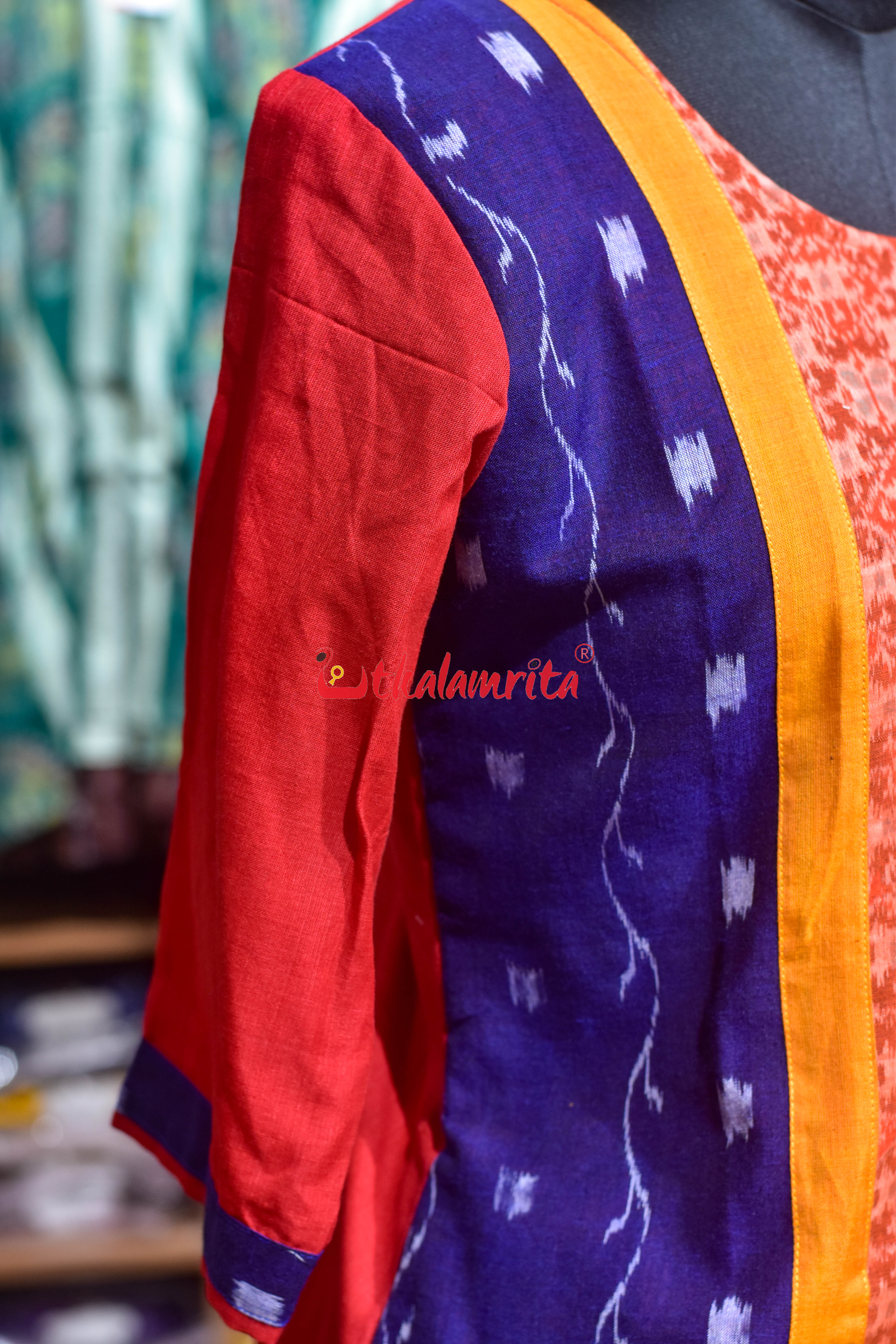 Fiery Ikat Grace (Ladies Kurti)