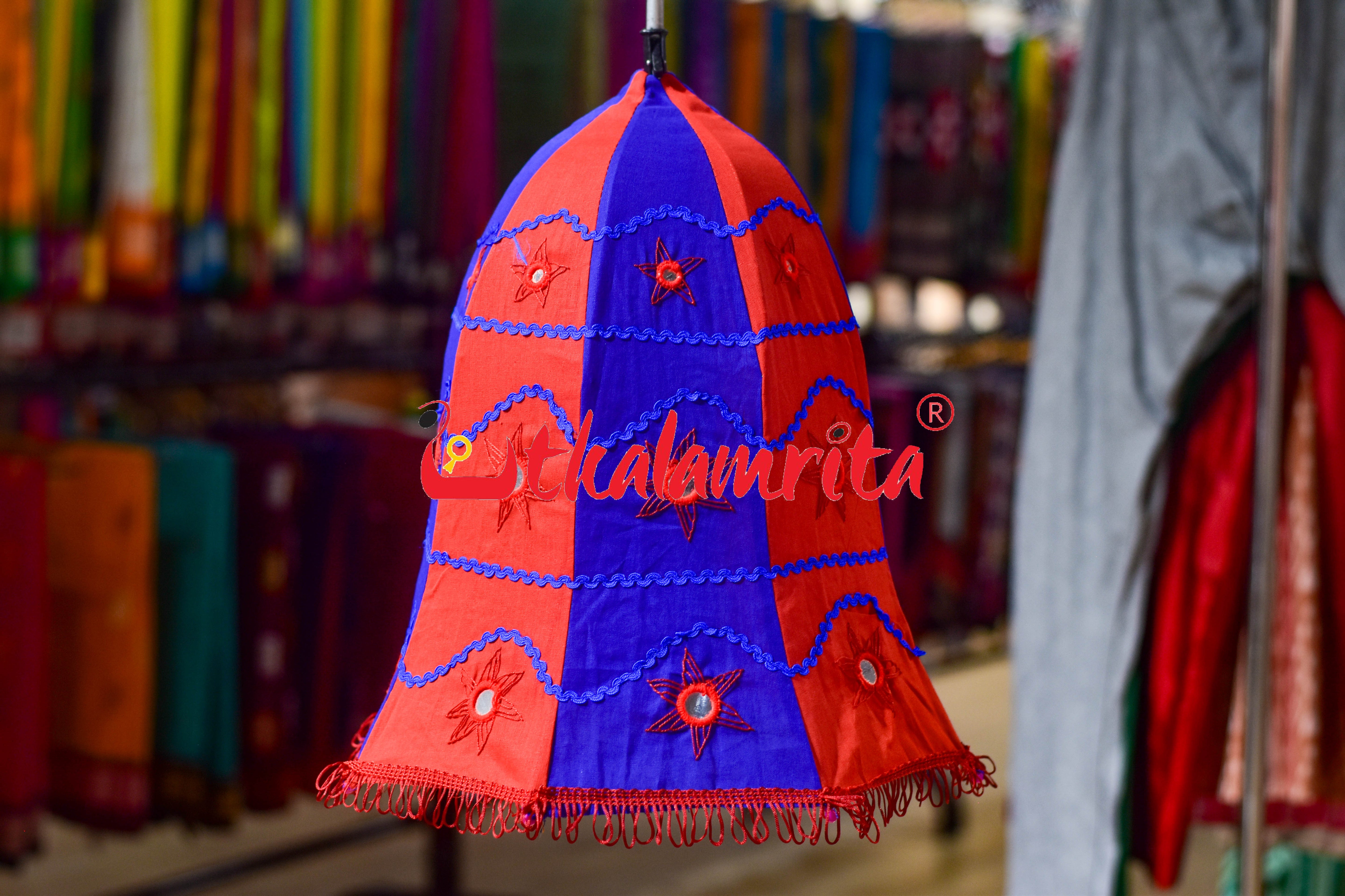 Red Blue Special Bell Lampshade