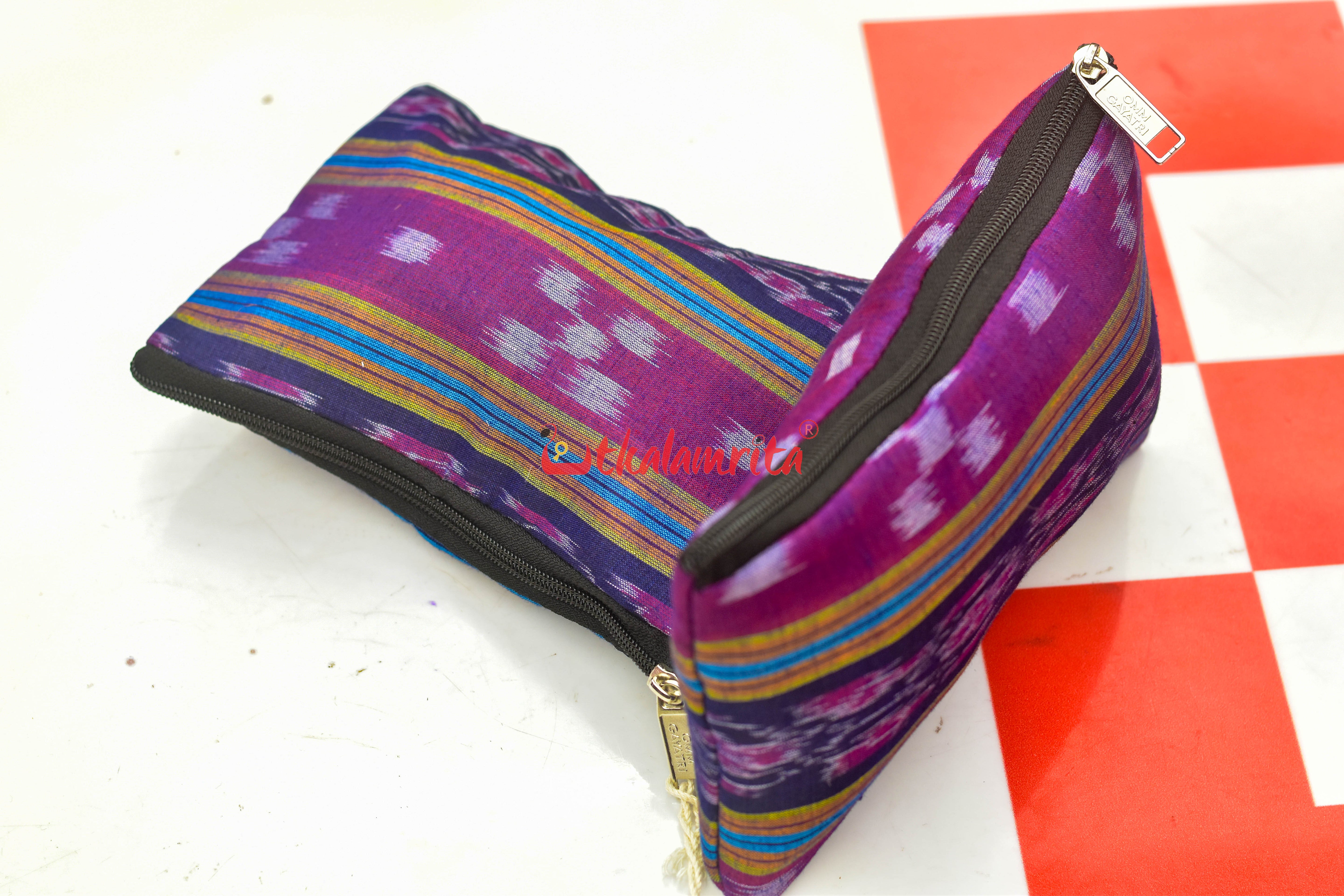 Purple Pasapali Ikat Small Purse