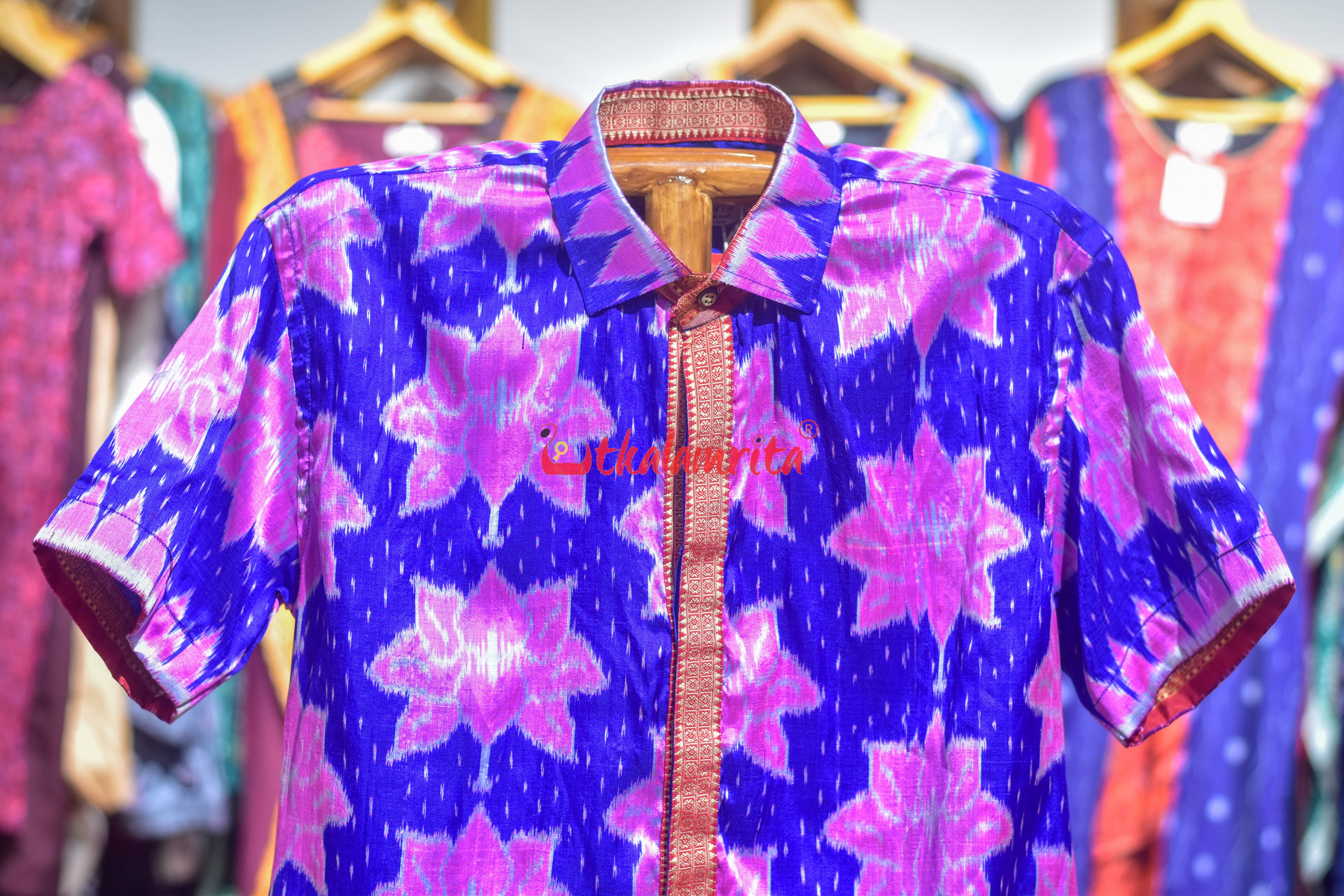 Blue Body Lotus (Men's Shirt)