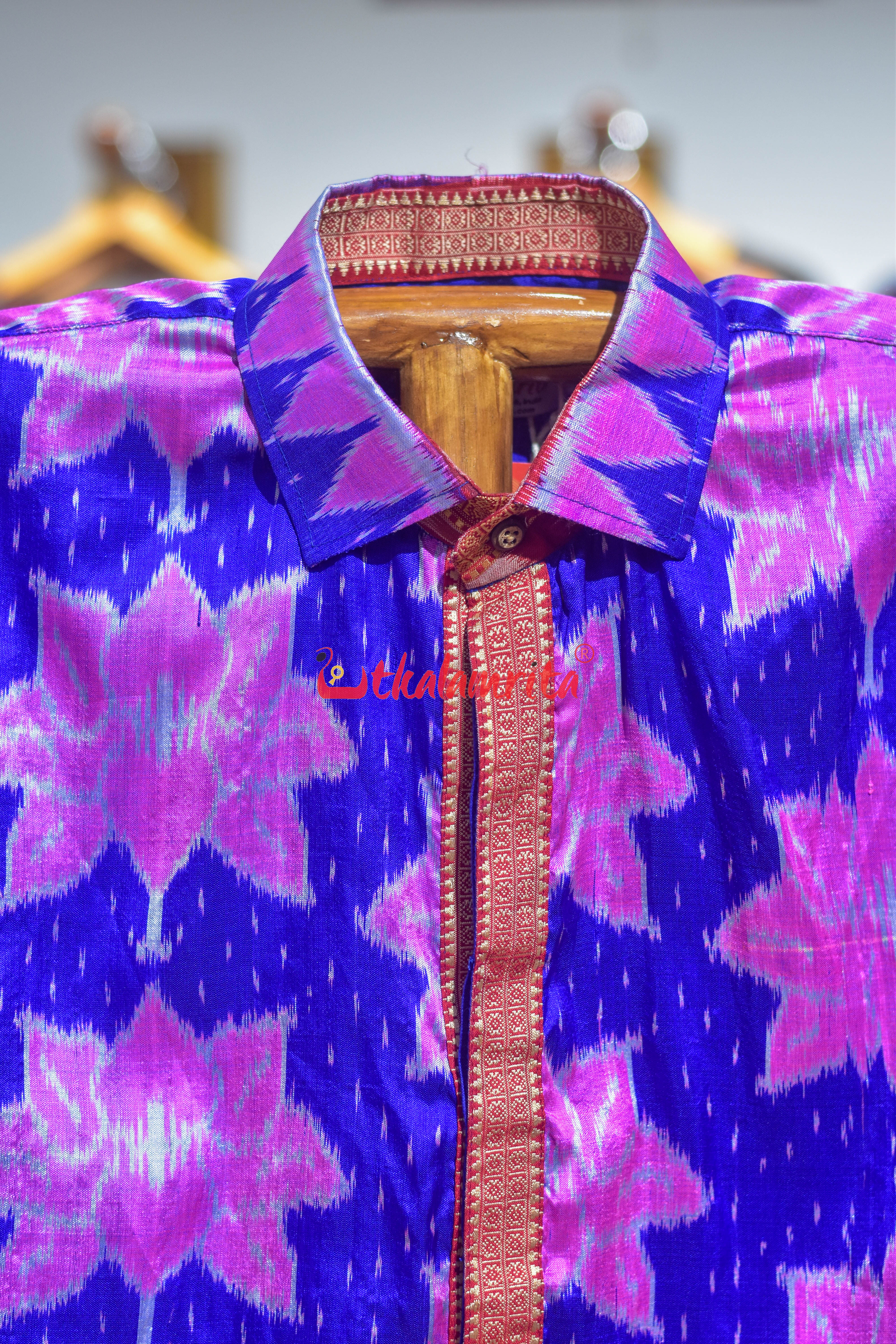 Blue Body Lotus (Men's Shirt)