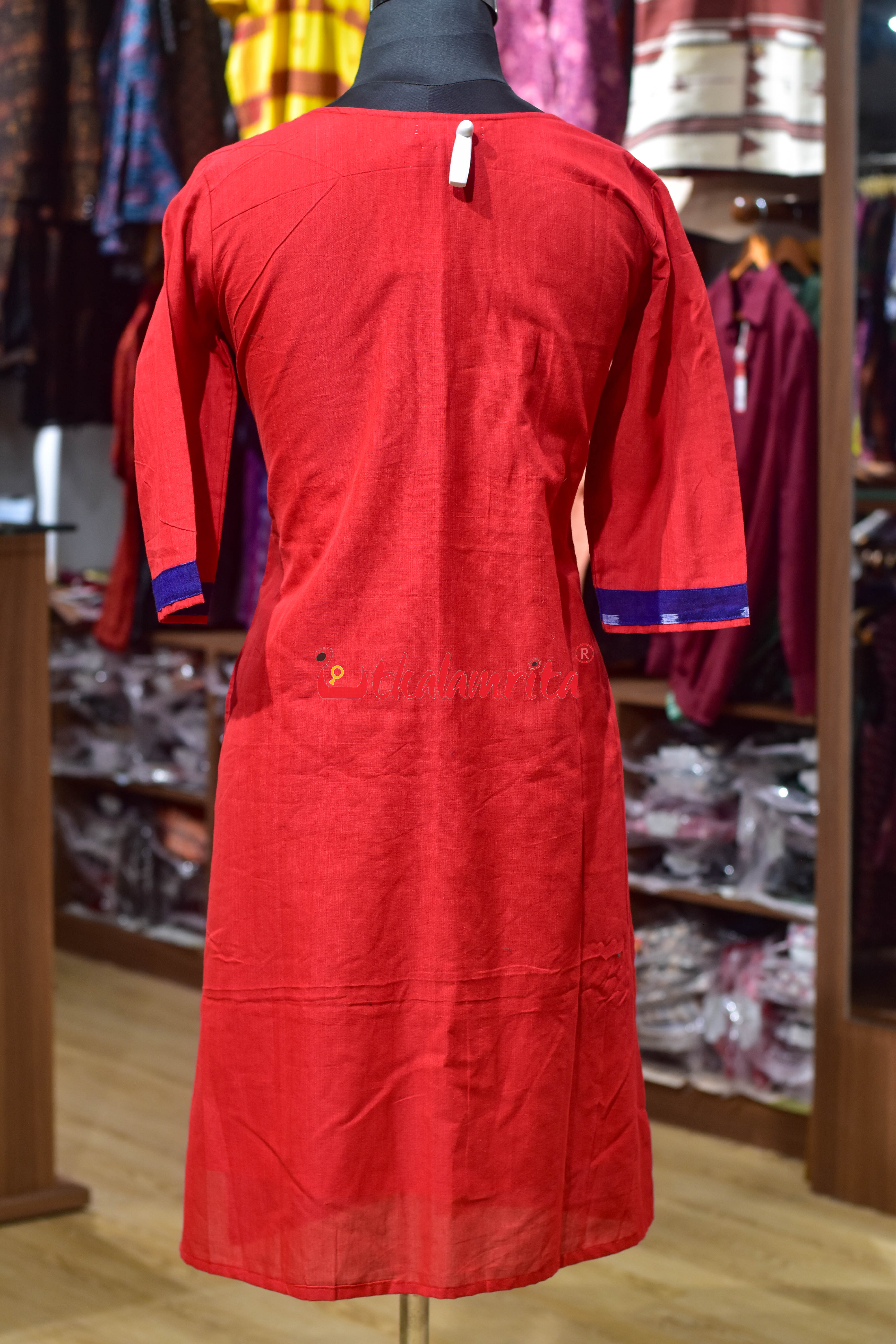 Fiery Ikat Grace (Ladies Kurti)