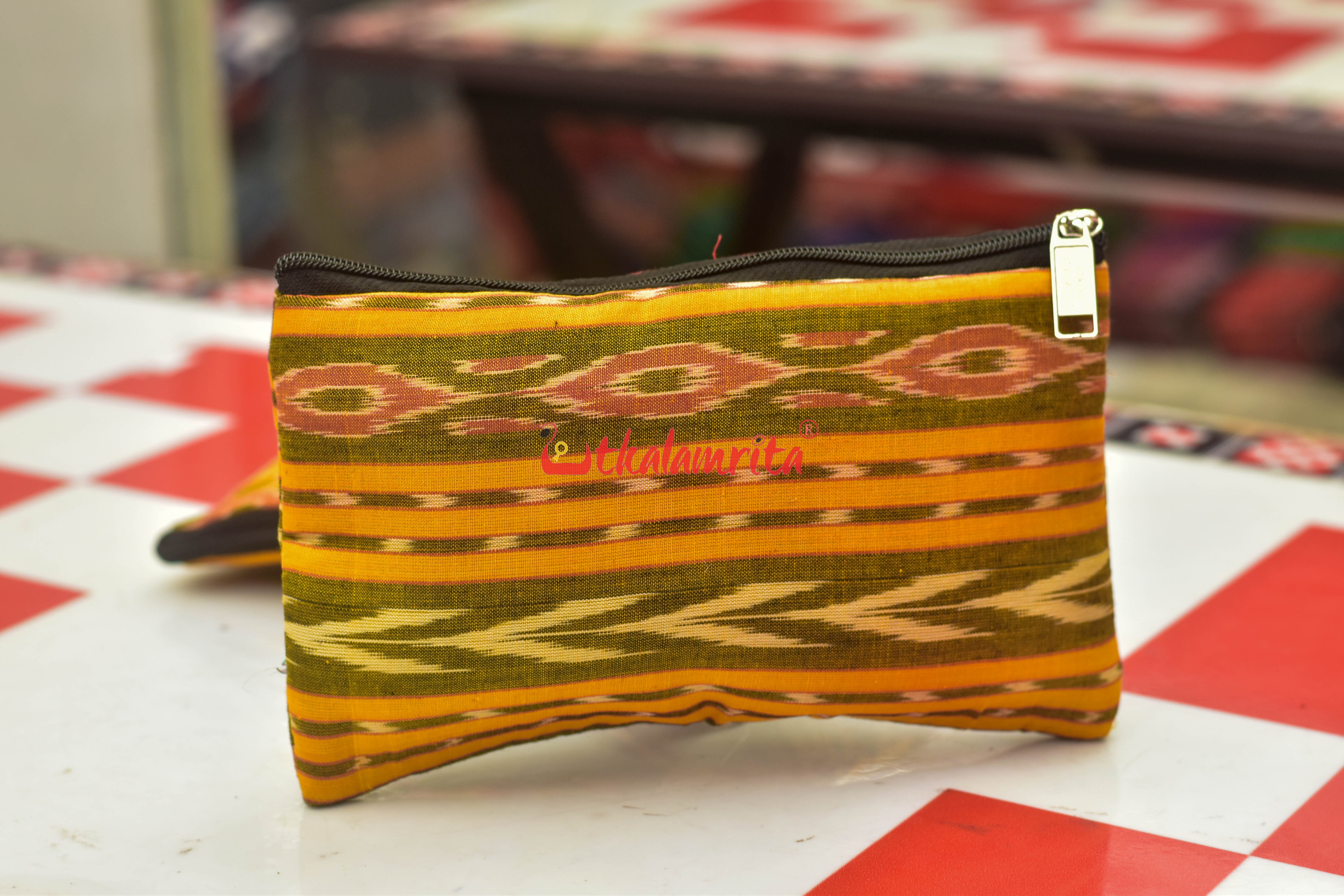 Lemon Ikat Small Purse
