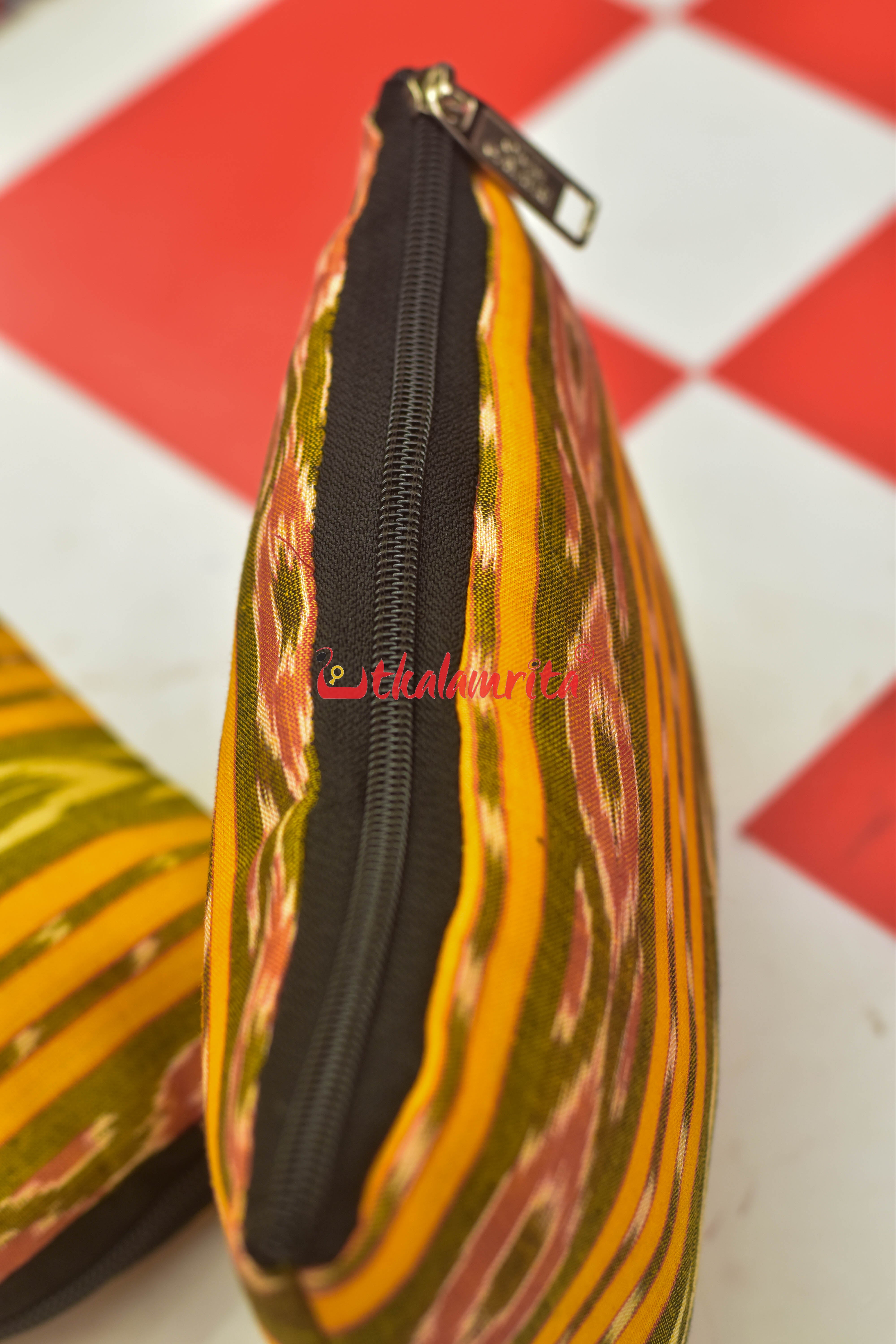Lemon Ikat Small Purse