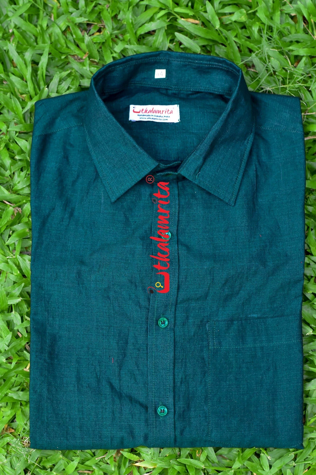 Plain Bottle Green (Full Shirt)