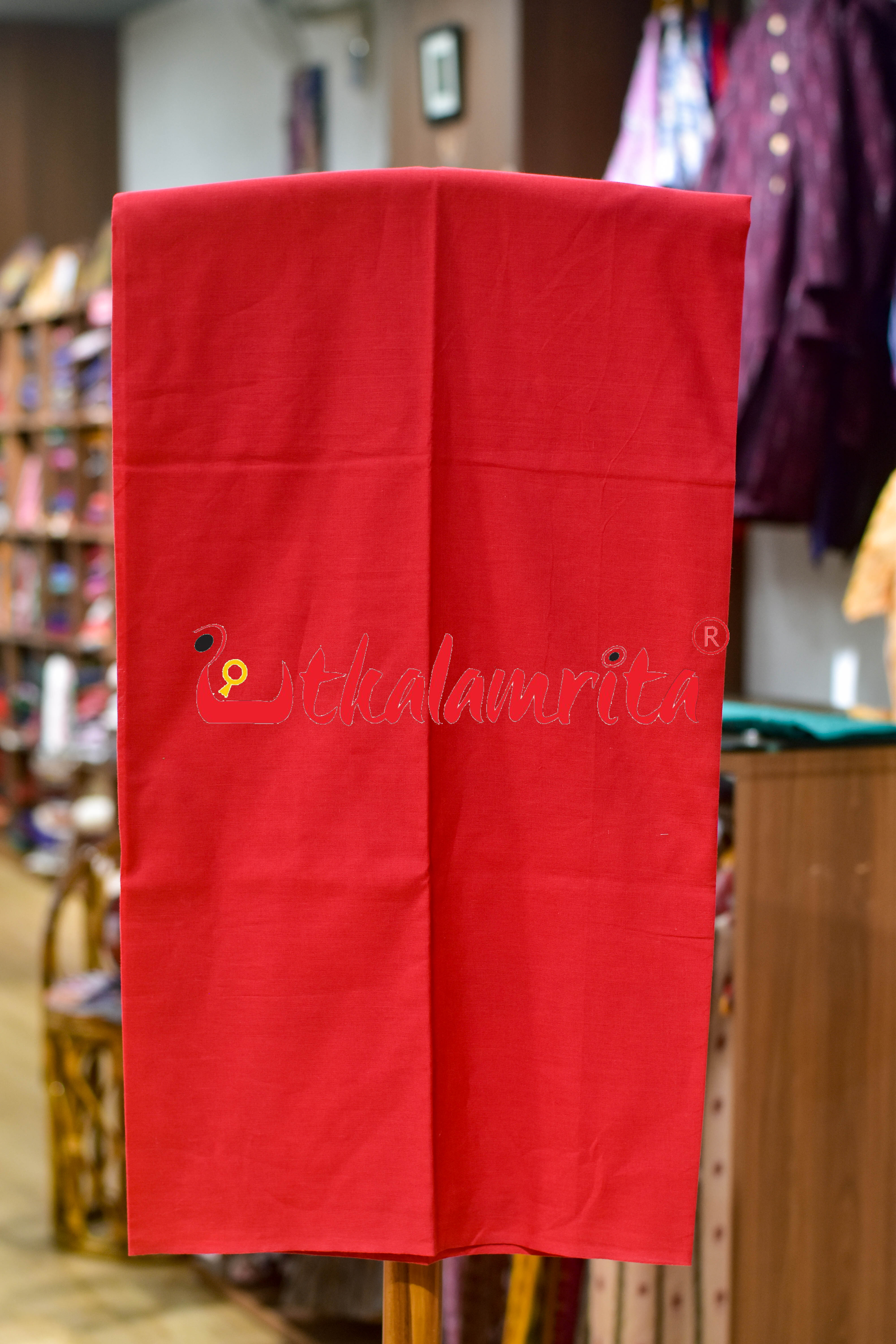 Green Red S Bandha Sambalpuri Dress Set