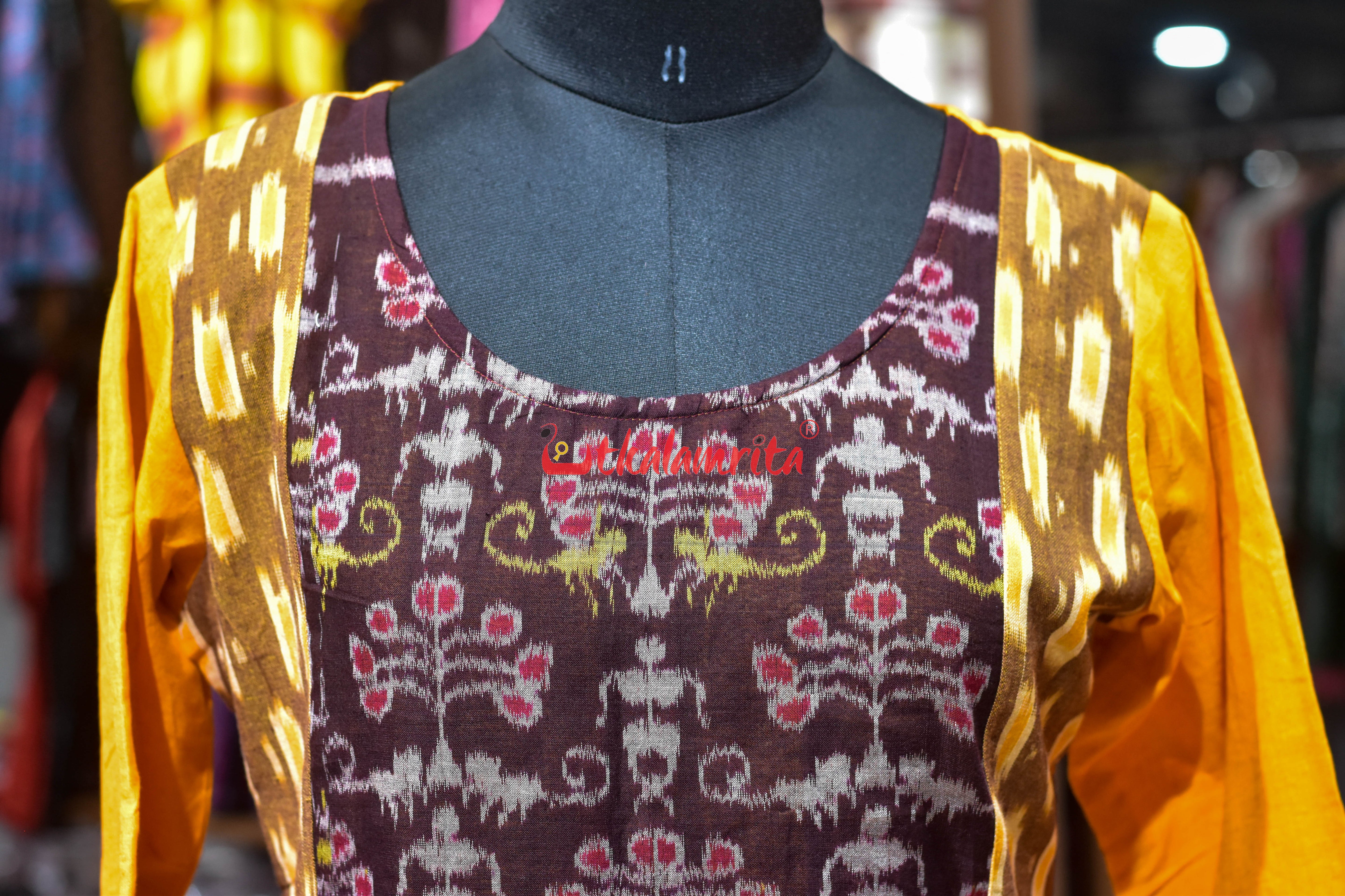 Rustic Ikat Charm (Ladies Kurti)
