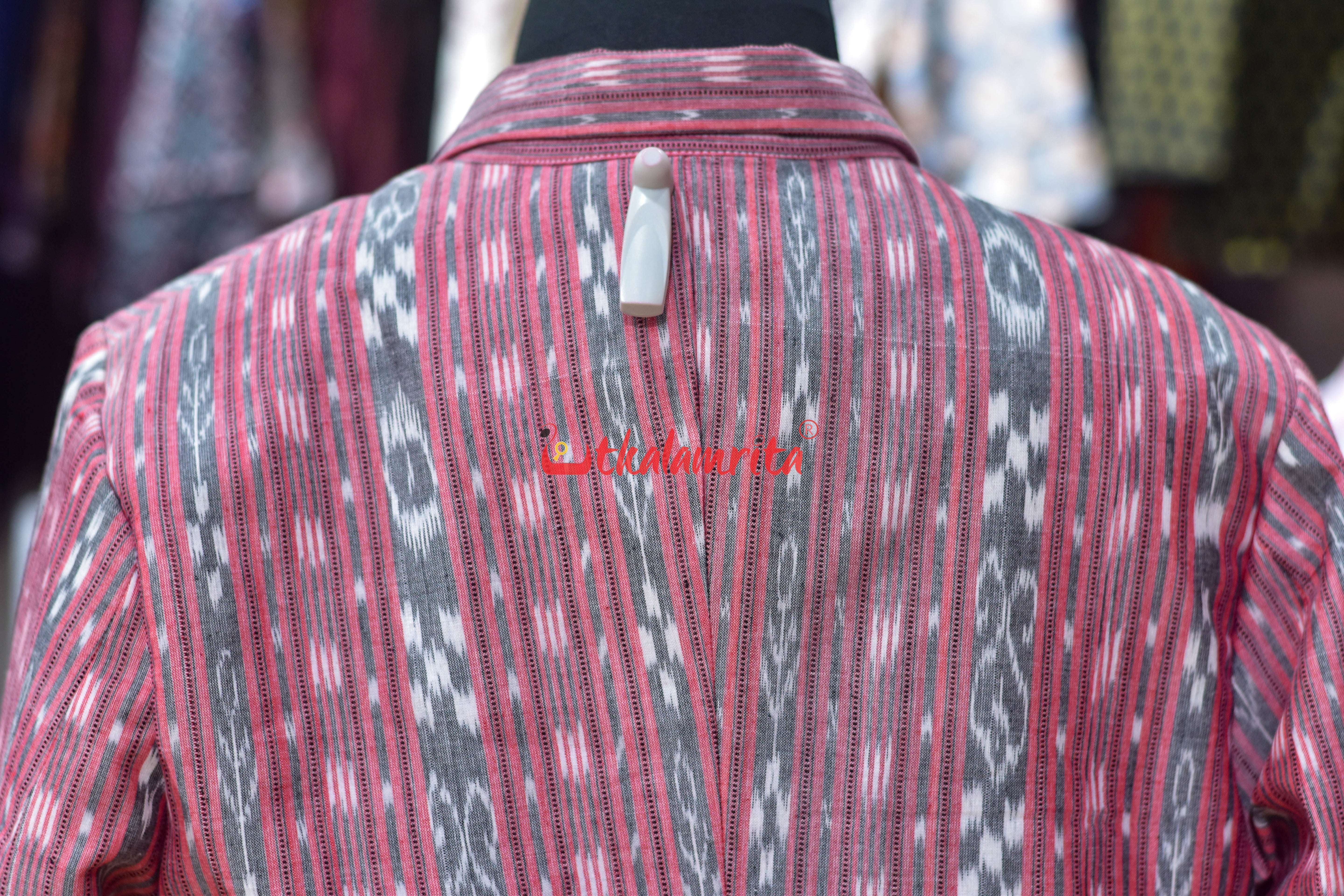 Light Pink Ikat (Ladies' Blazer)