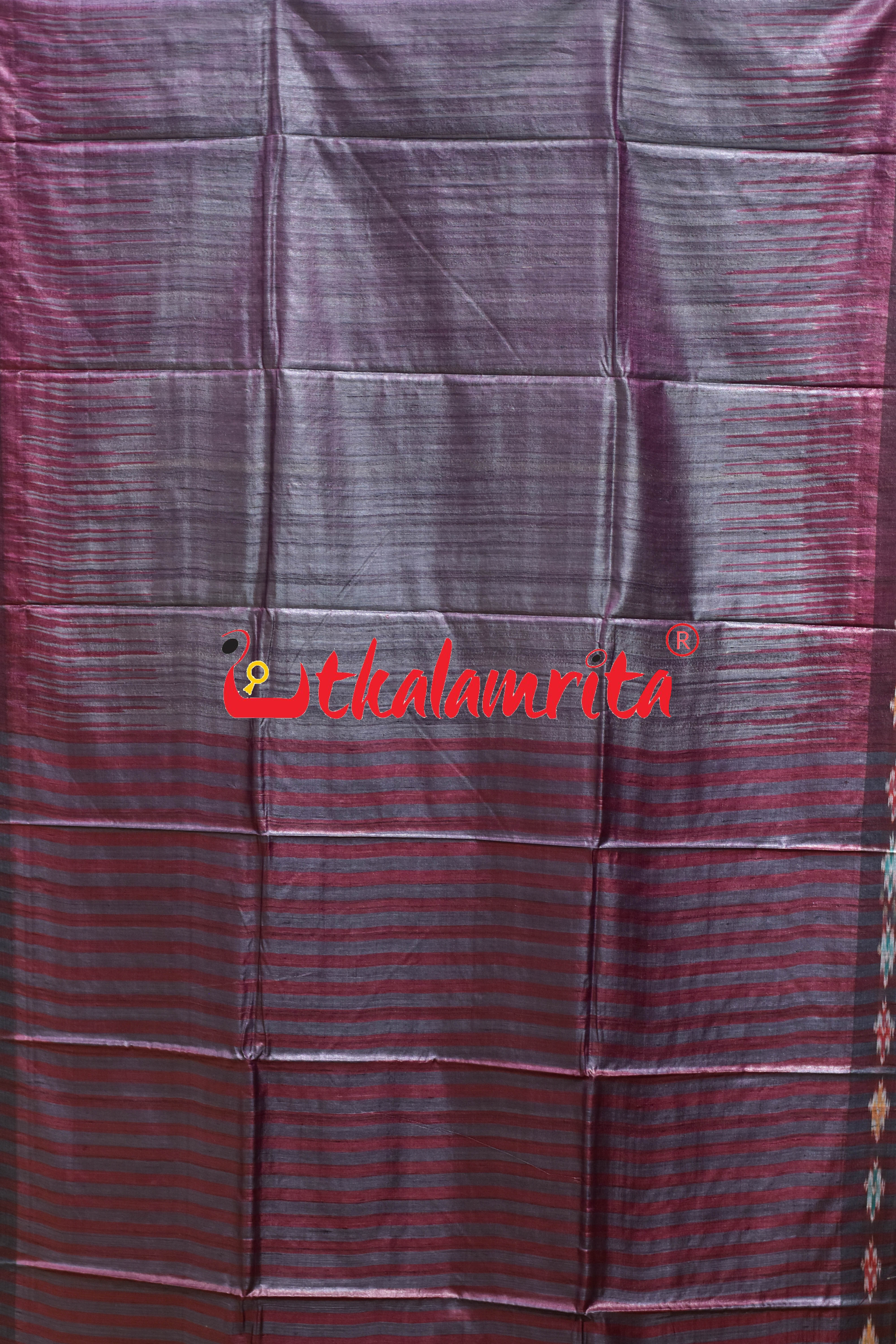 Burgundy Box Anchal Gopalpur Tussar Silk Saree