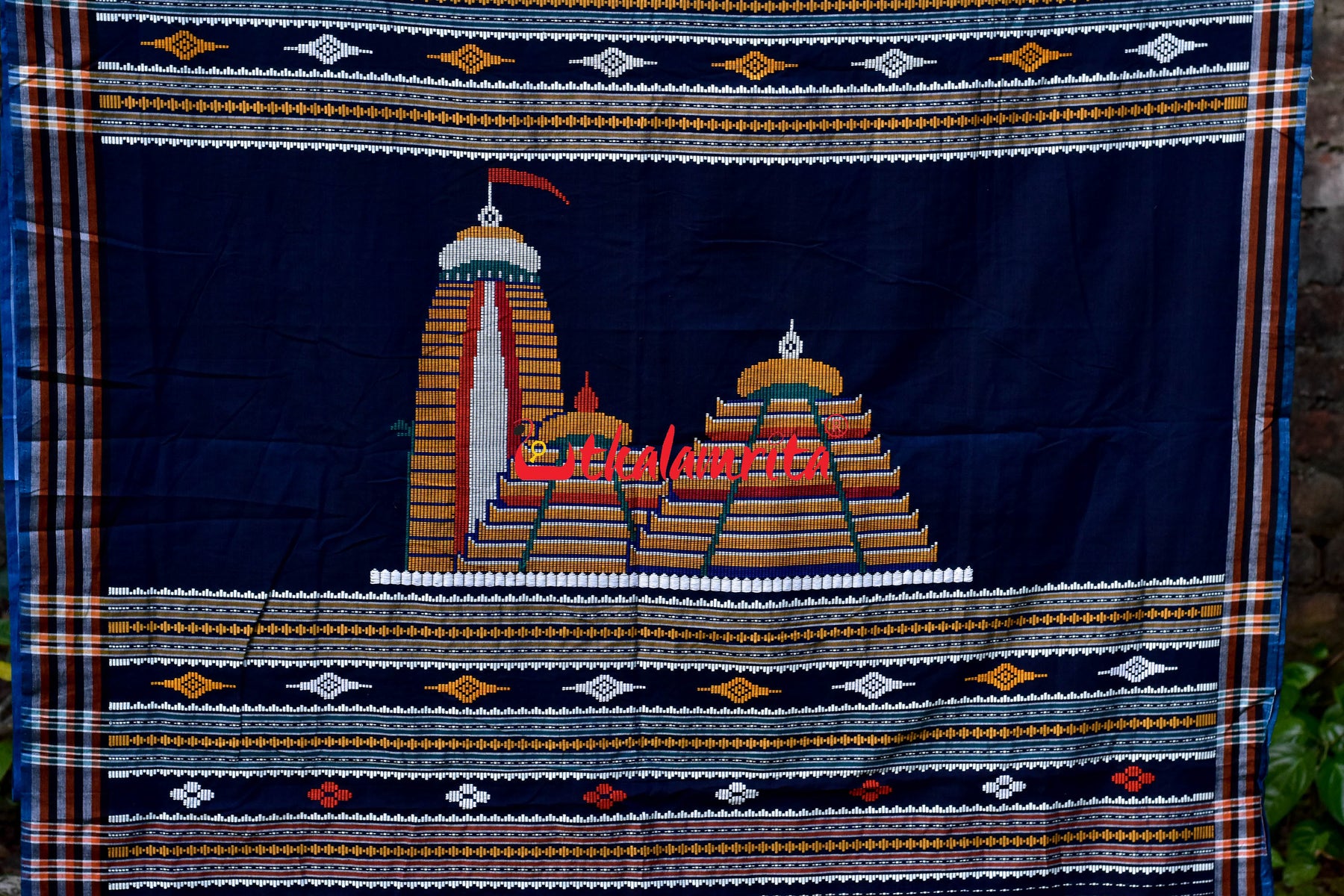 Blue Puri Mandira Dhalapathara Saree