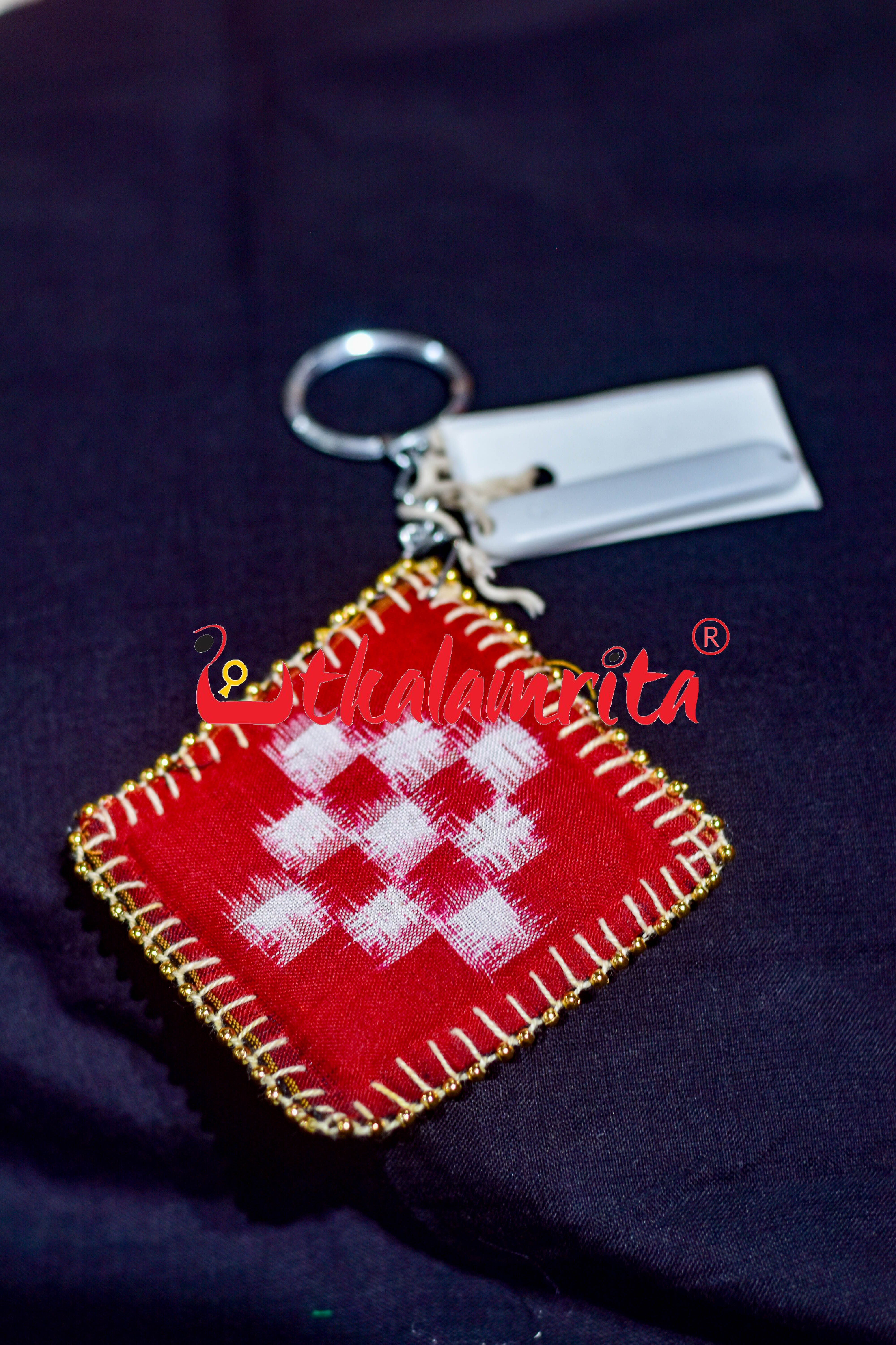 Red Black Double Pasapali Key Chain
